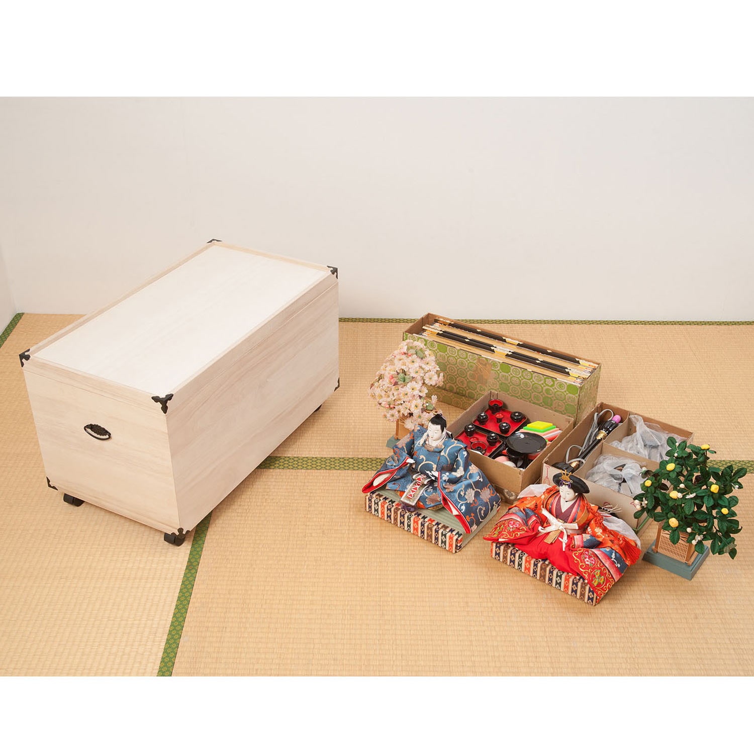 ひな人形・五月人形収納桐ケース（押入れ/クローゼット収納）｜通販の