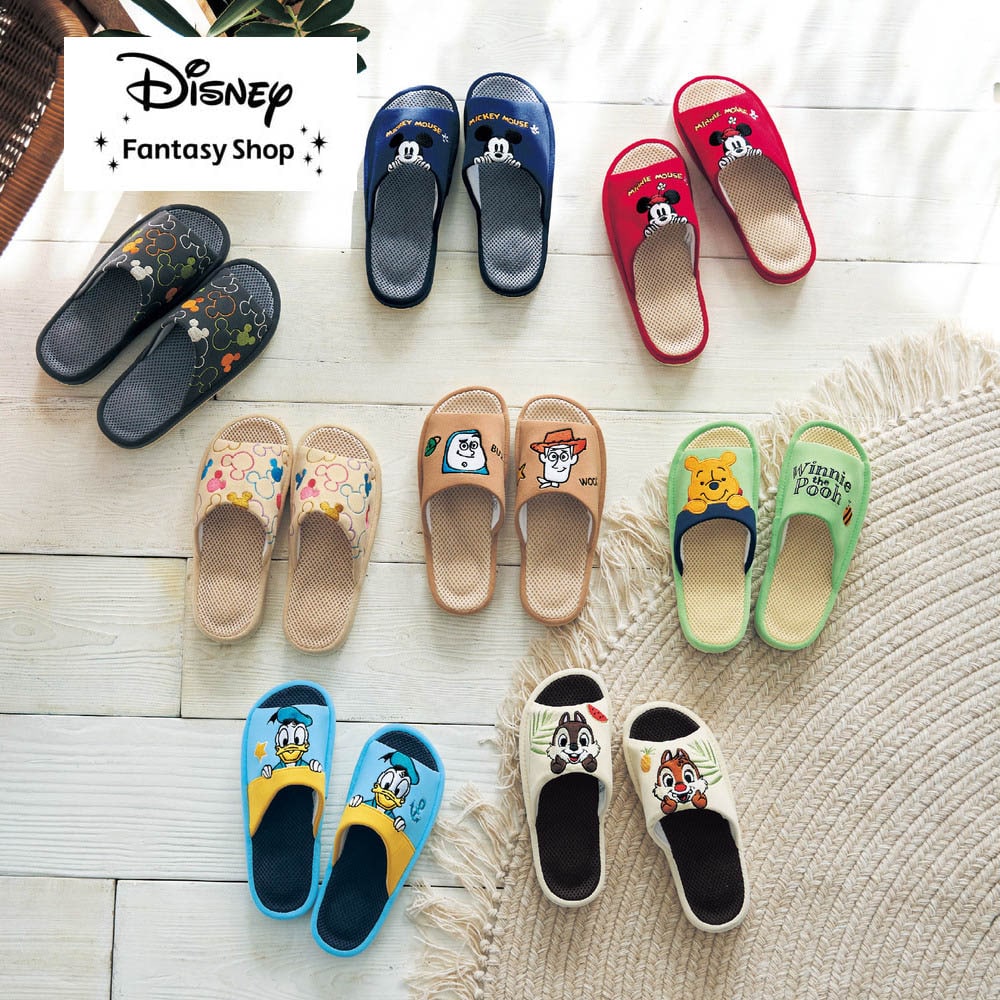 コンフォートメッシュスリッパ（選べるキャラクター）（ディズニー