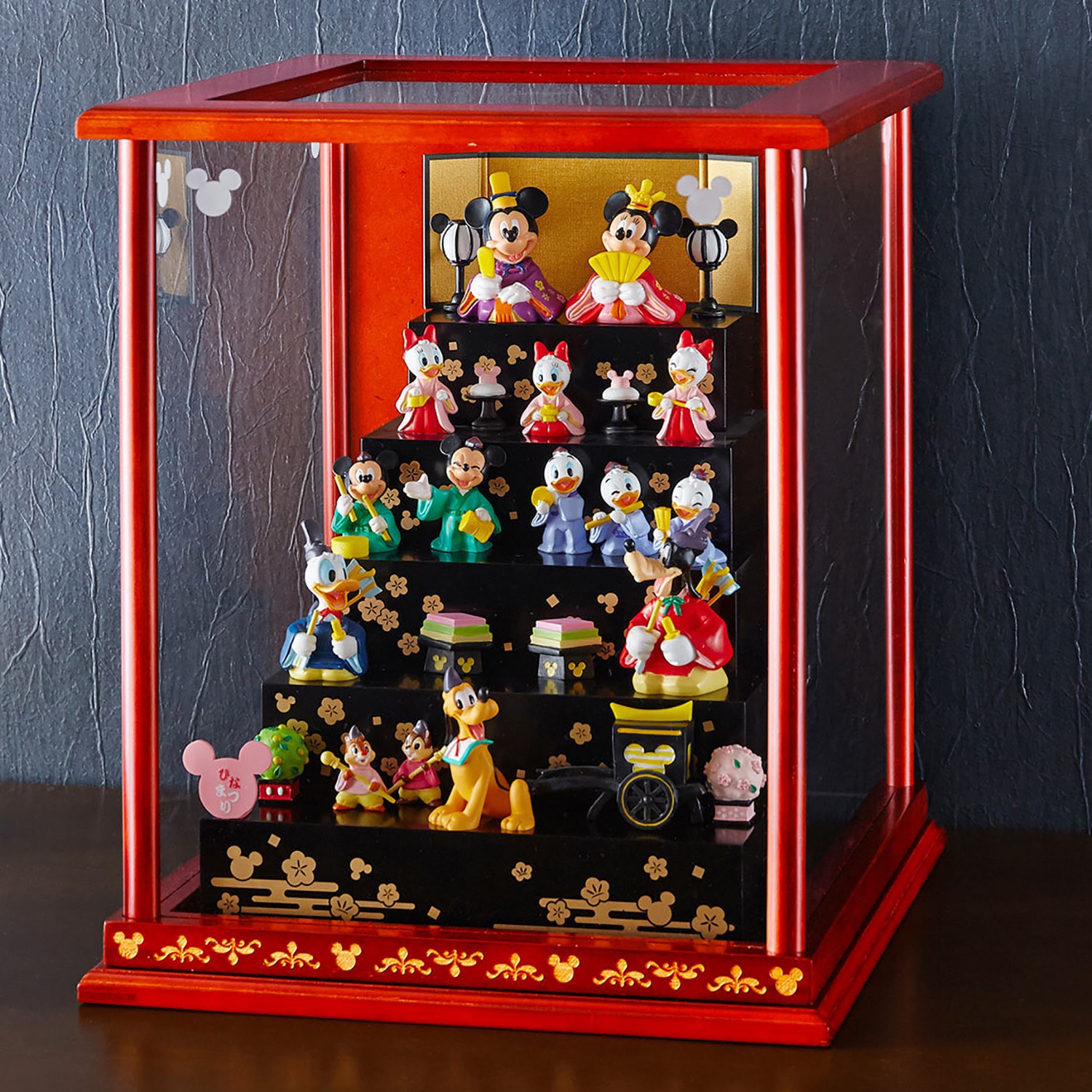 おひなさま専用ケース「ミッキーモチーフ」（ディズニー タンス