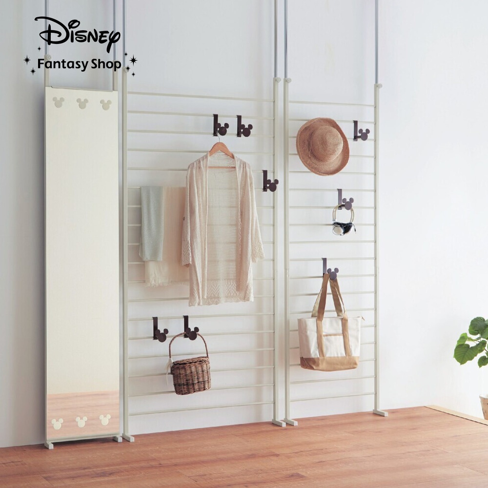 突っ張り壁面ラック「ミッキーモチーフ」（ディズニー リビング