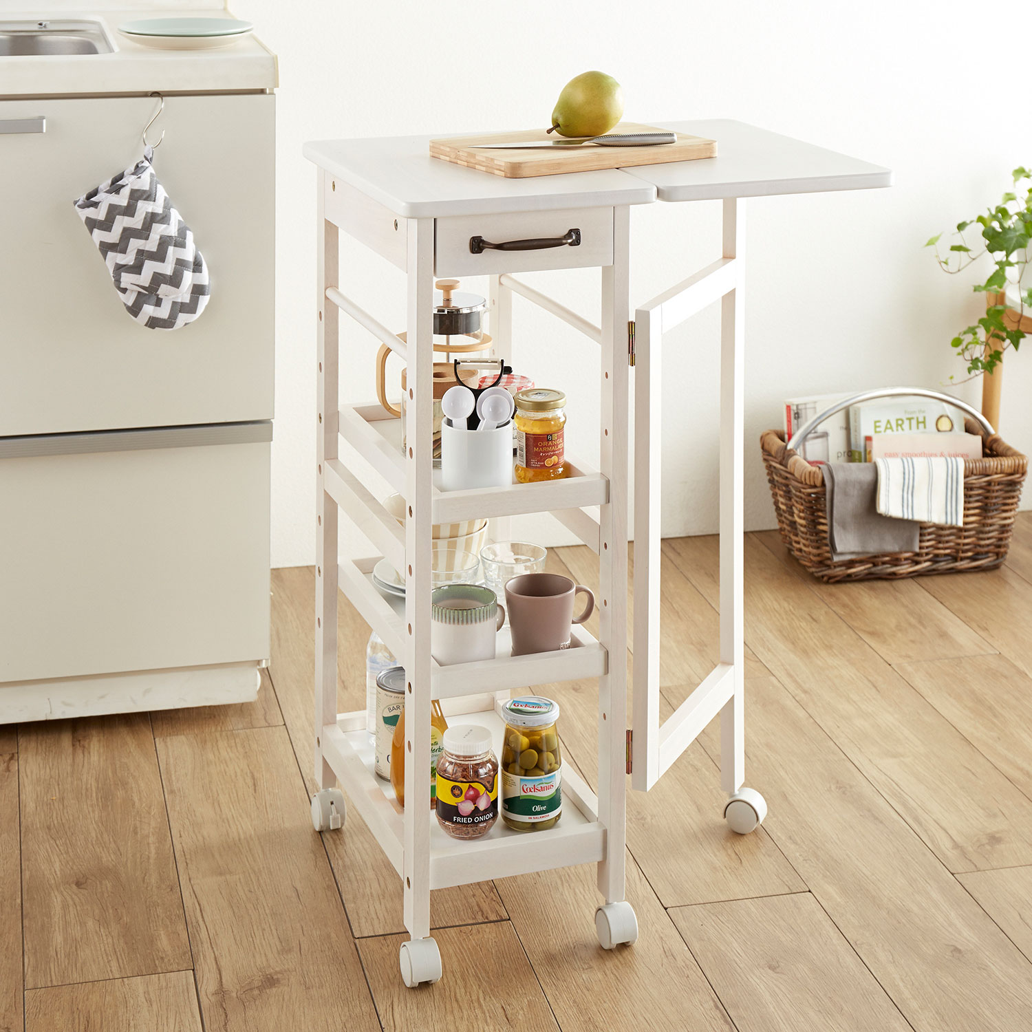 イタリア製』バタフライキッチンワゴン キッチンワゴン RWmis61