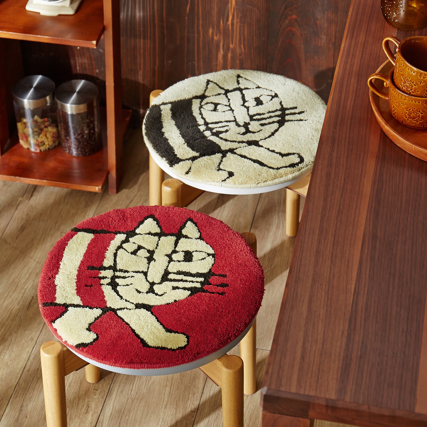 ふわふわチェアパッド（クラシックマイキー）（椅子カバー/椅子