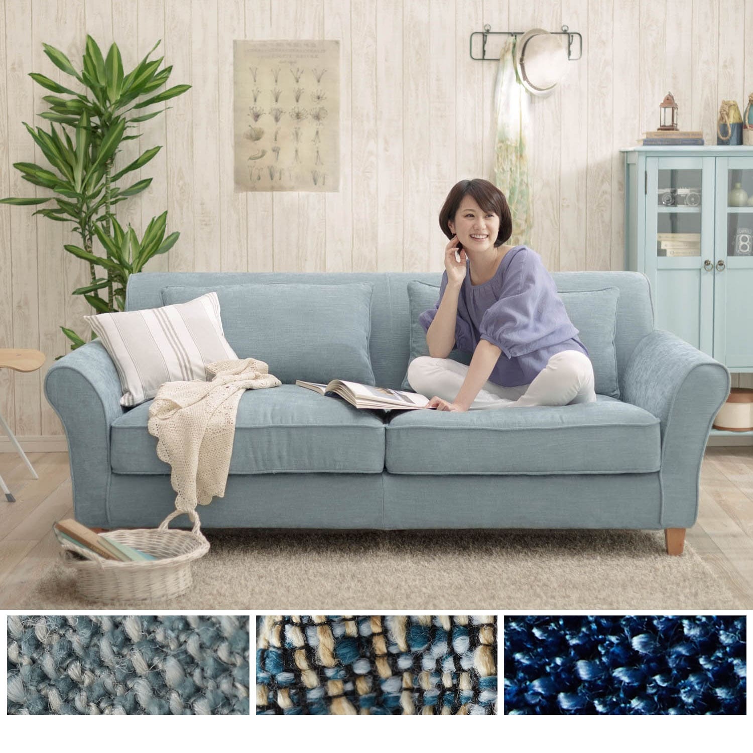 受注生産】カバーリングソファー ＜3人掛け＞(リラックスフォーム