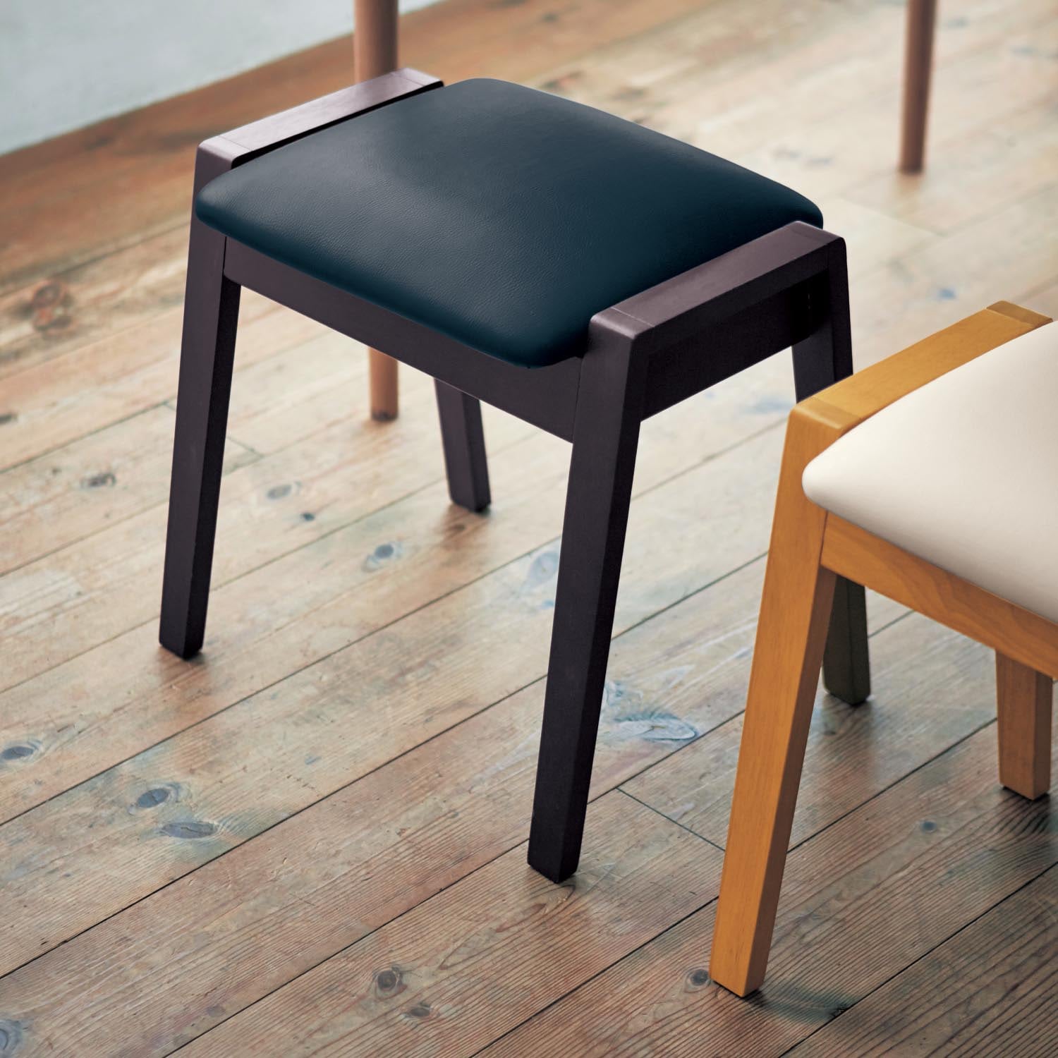 スタッキングスツール2脚セット（ダイニングチェア/ソファー/ベンチ
