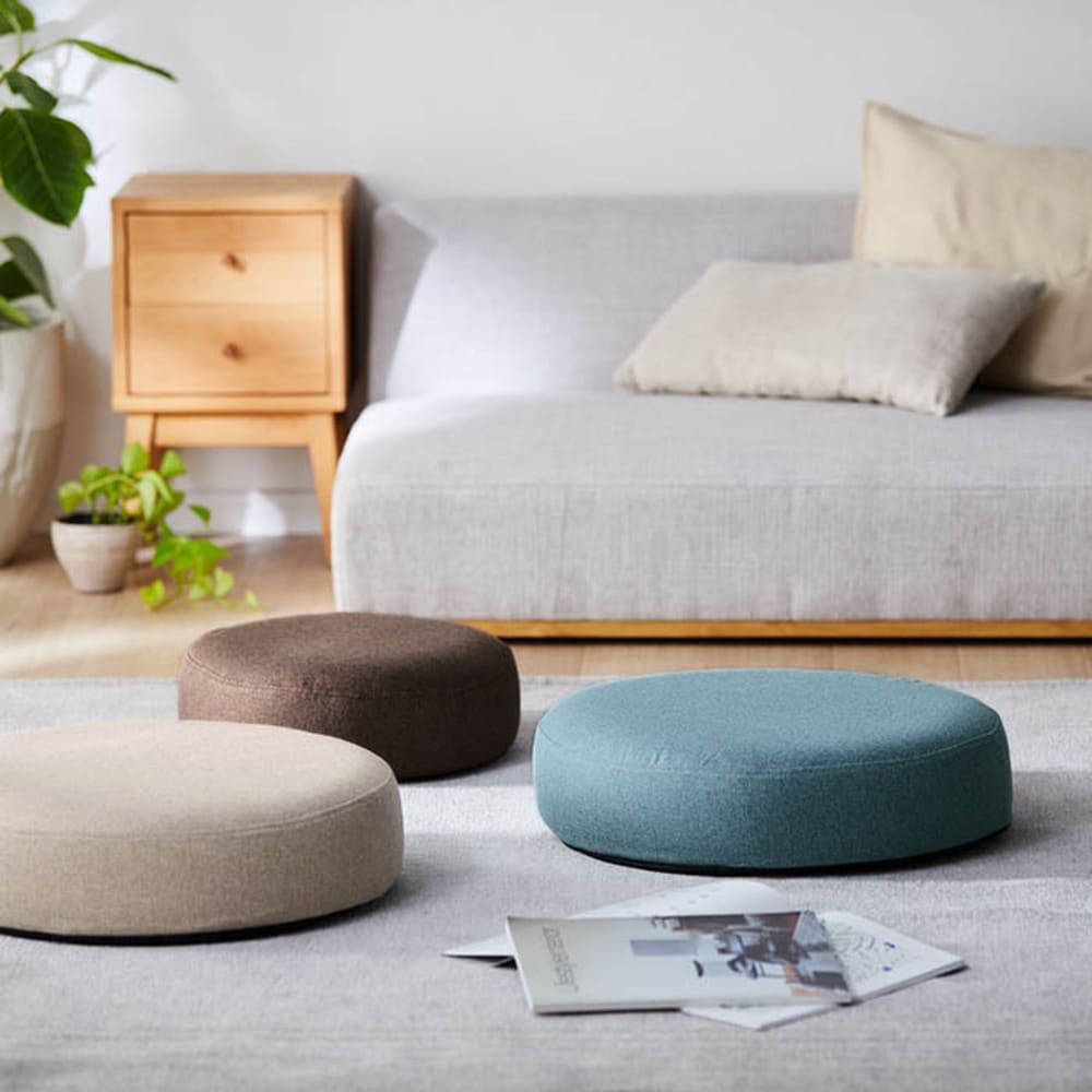 カバーが洗える低反発ウレタン入りあぐらクッション｜通販のベルメゾン