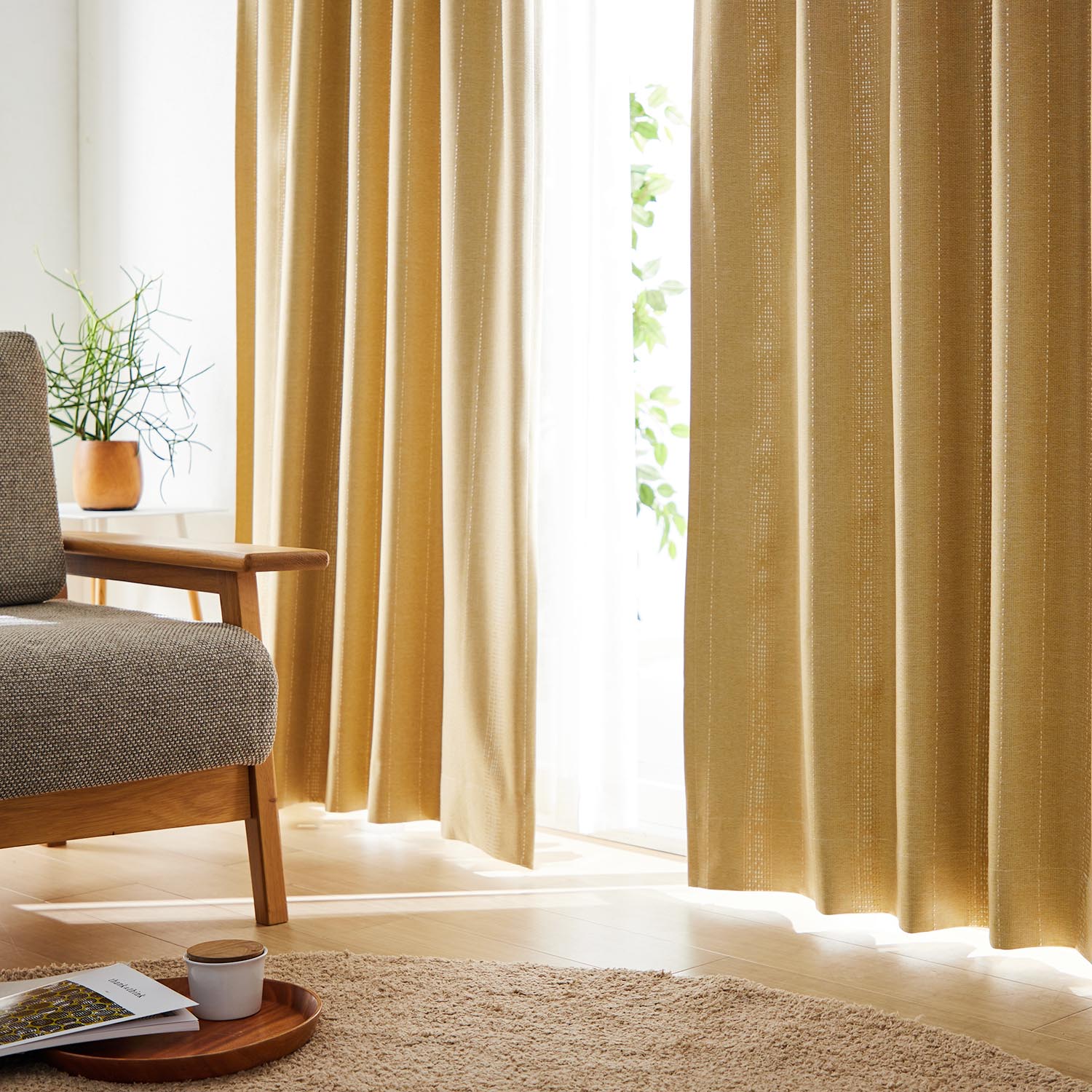 アウトレット】【99サイズ】 しっかり光を遮る遮光・防音カーテン ＜2