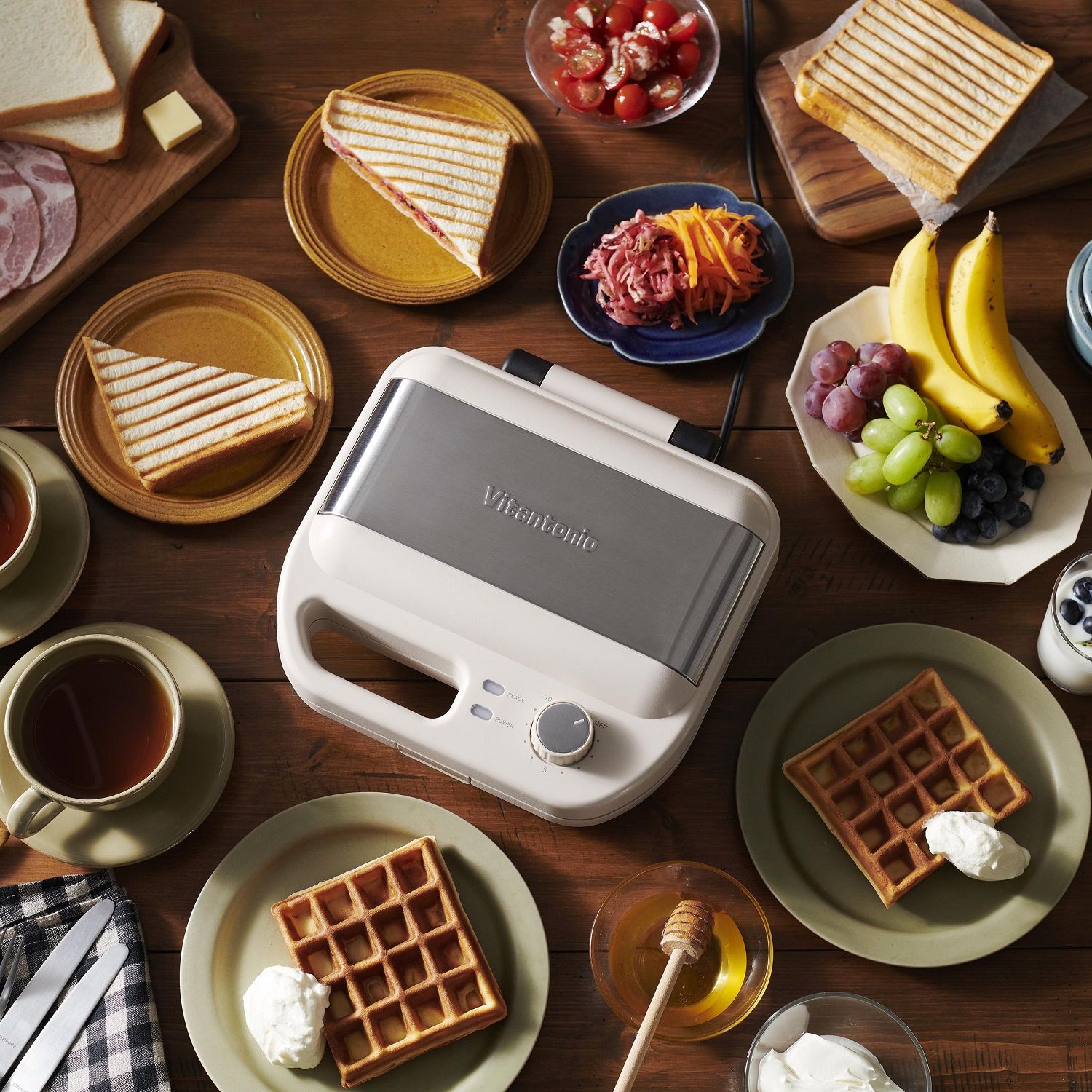ワッフル＆ホットサンドベーカー(ビタントニオ/Vitantonio)｜通販の