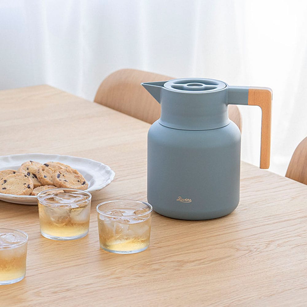 北欧調デザインの卓上魔法瓶ポット ＜容量1.6リットル＞ 【保冷/保温