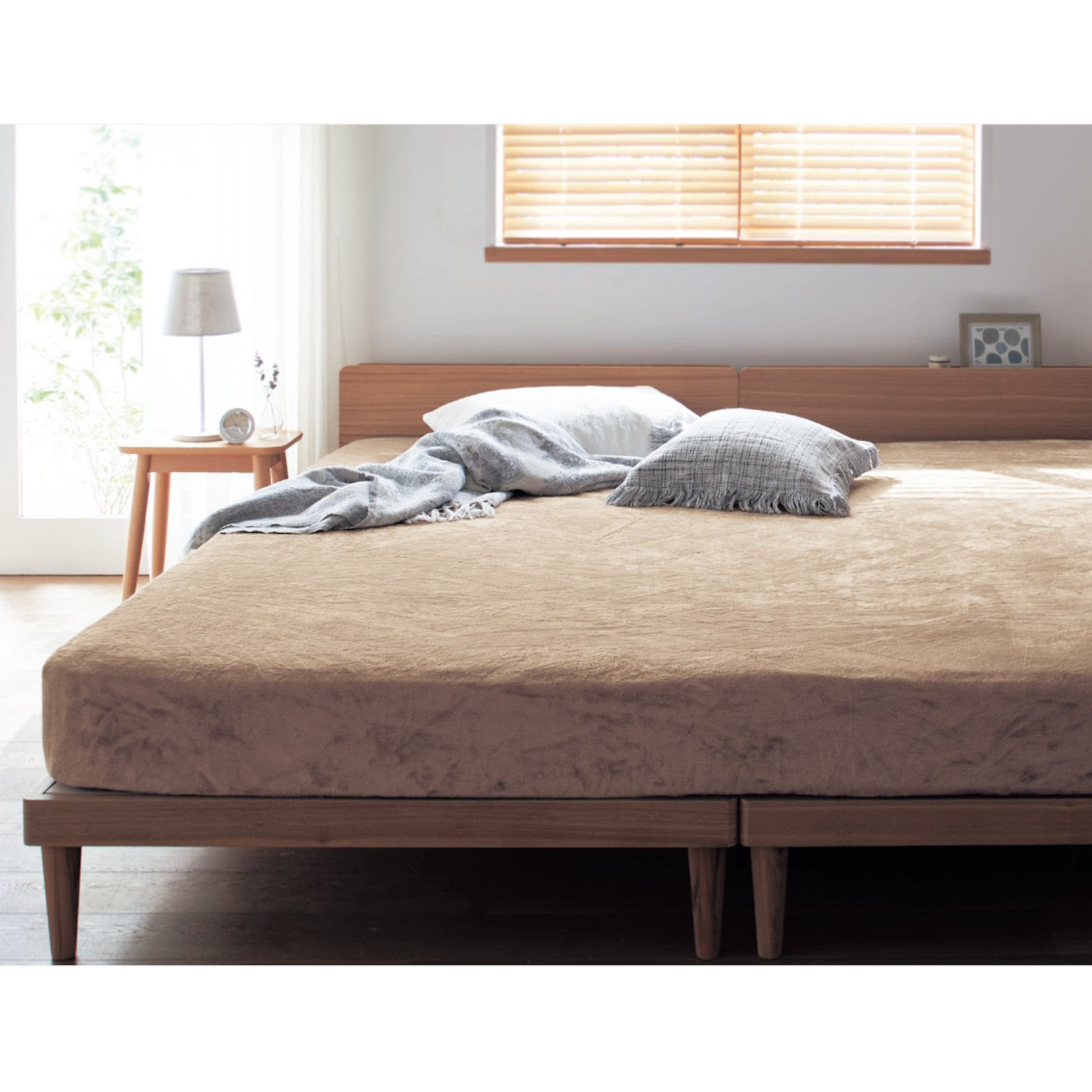 大きめサイズ】吸湿発熱プラス・あったかマイクロファイバーのボックス