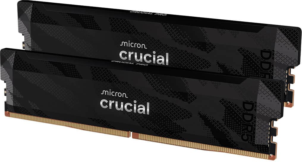 Crucial Pro Overclocking 32GB (2x16GB) DDR5 6400MHz C32 UDIMM