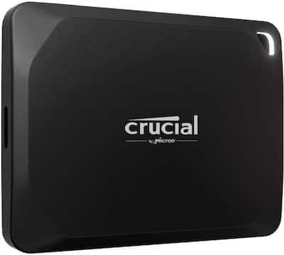Crucial X10 Pro 1TB USB C External SSD Black CT1000X10PROSSD9