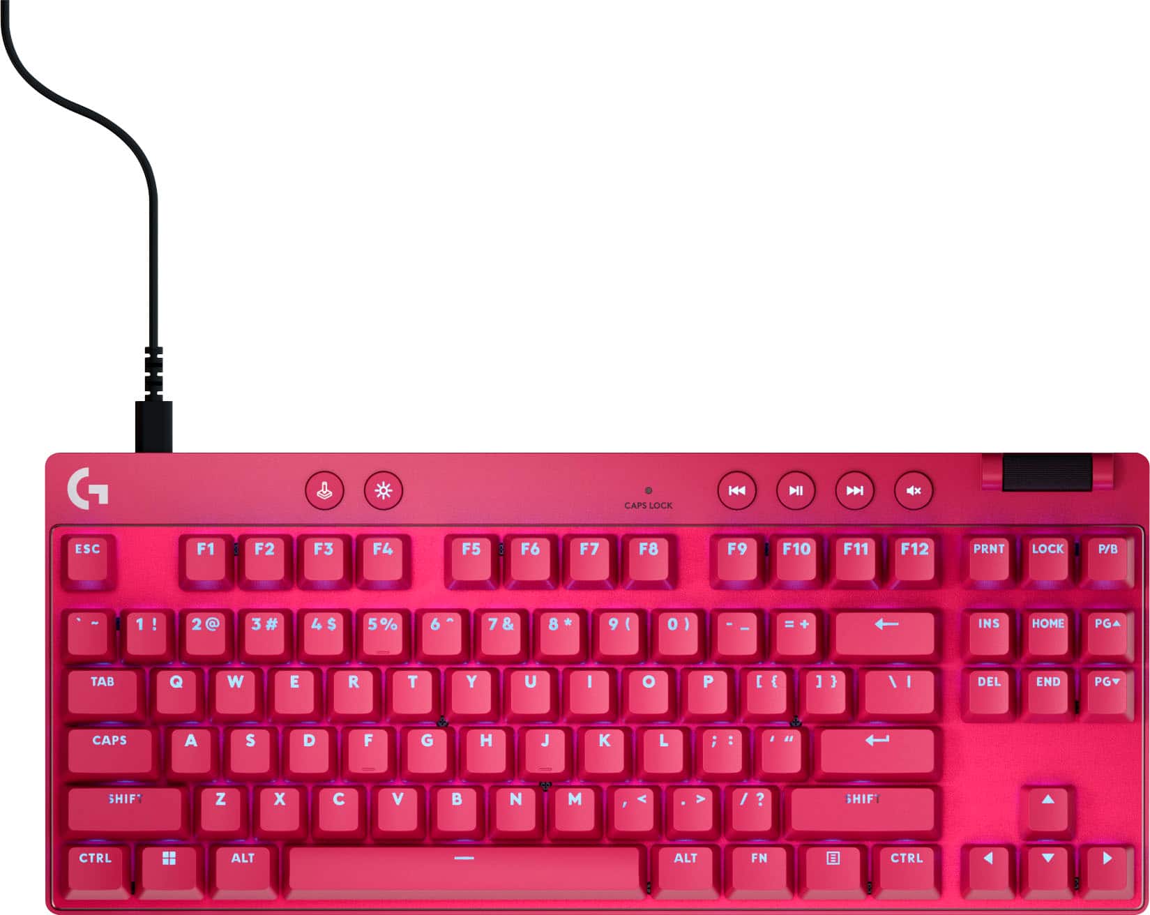 Logitech PRO X TKL RAPID Wired Hall Effect Gaming Keyboard with