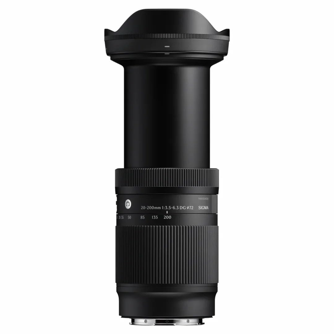 Sigma 20 200mm F3.5 6.3 DG Contemporary Lens (Sony E Mount) Black