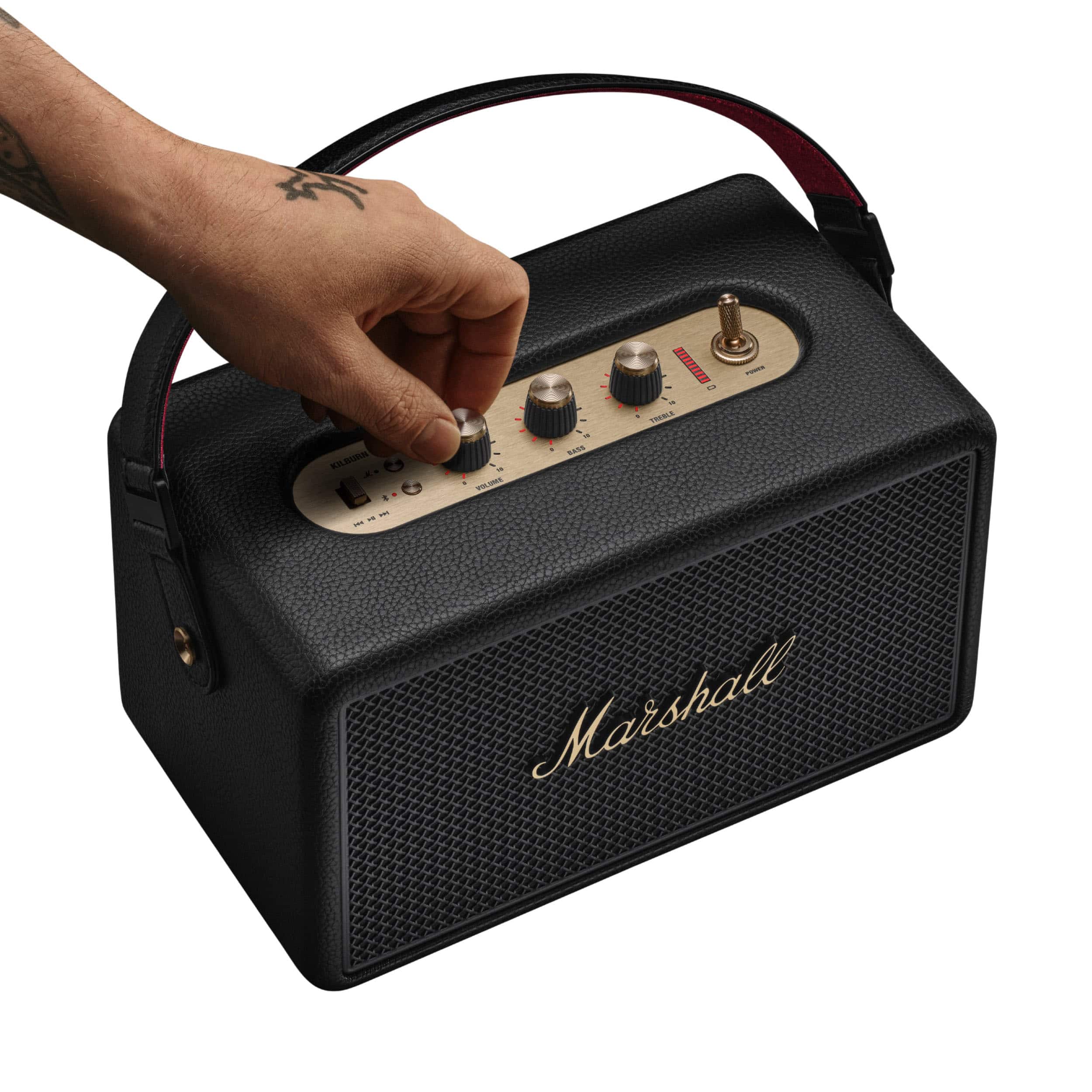 Marshall Kilburn III Portable Wireless Bluetooth Speaker with Bass