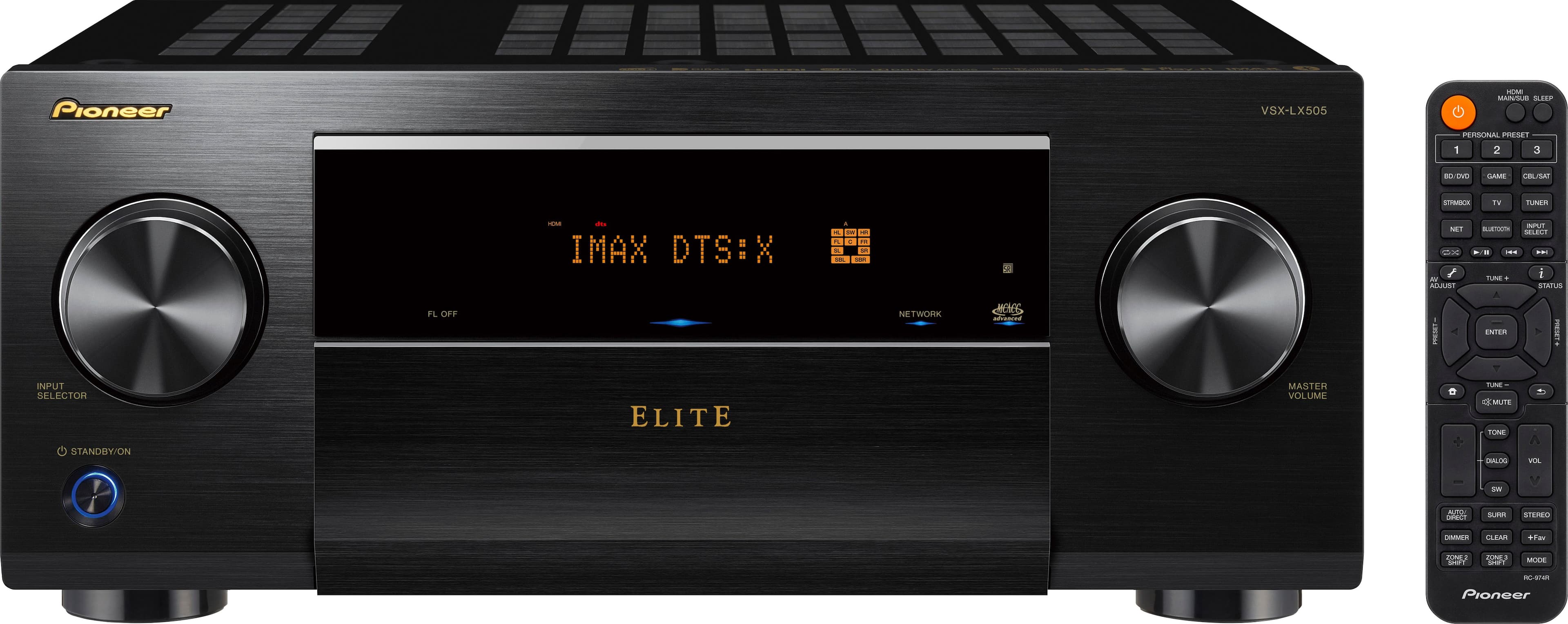 Pioneer Elite VSX LX505 9.2 Channel Network AV Receiver with