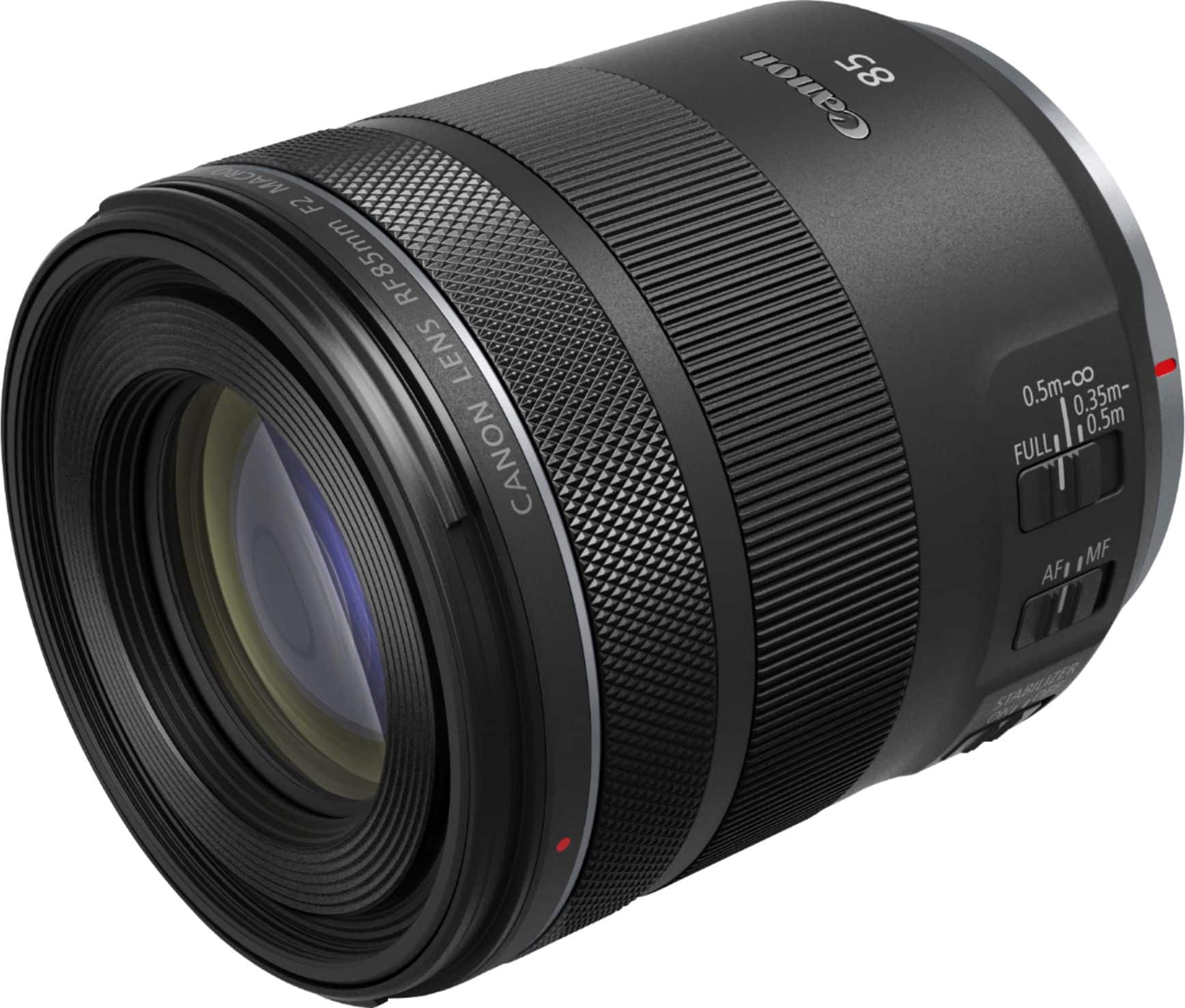 Canon RF85mm F2 Macro IS STM Medium Telephoto Lens for EOS R