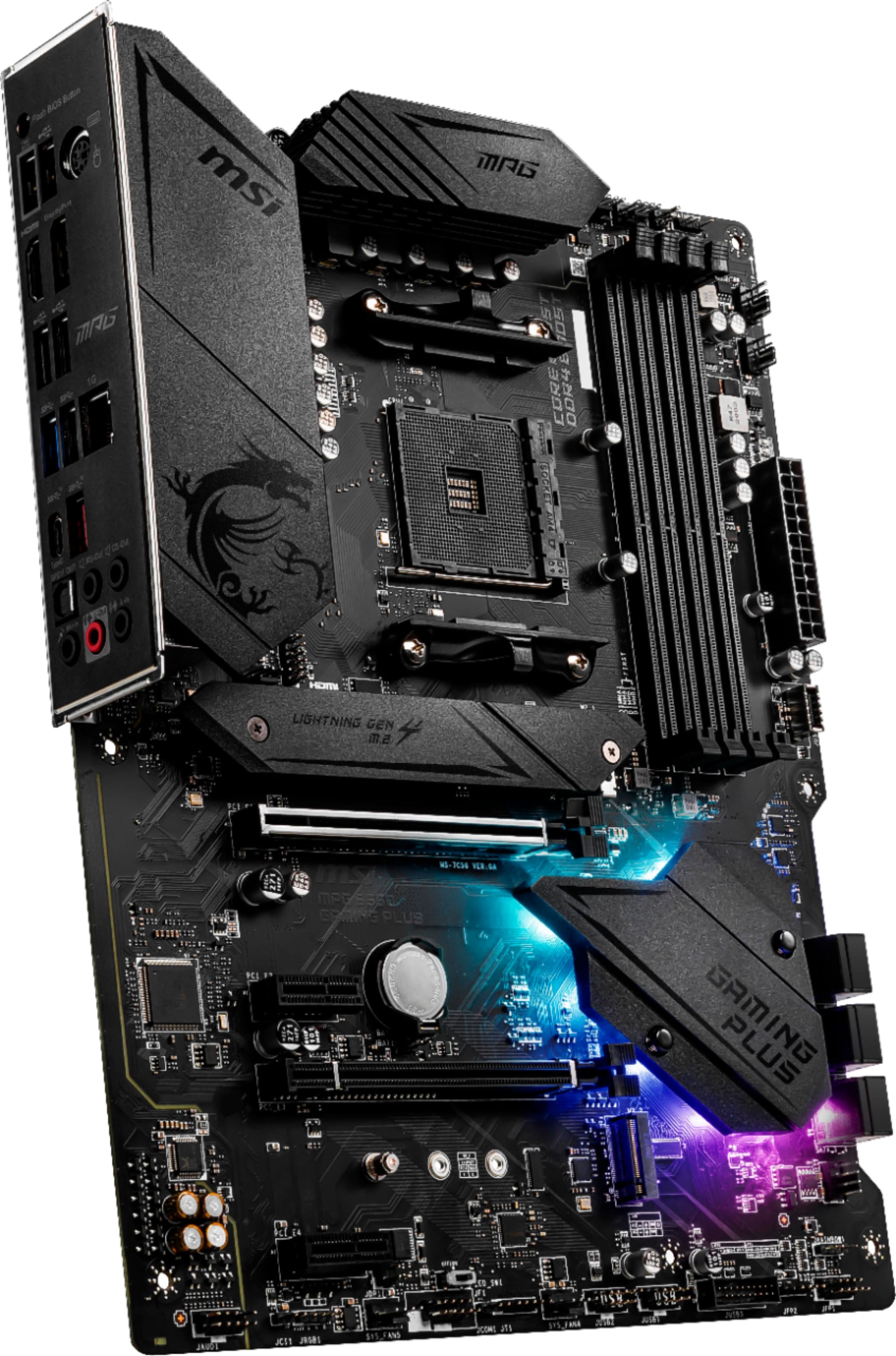 MSI B550 GAMING PLUS (Socket AM4) AMD B550 ATX DDR4 Motherboard