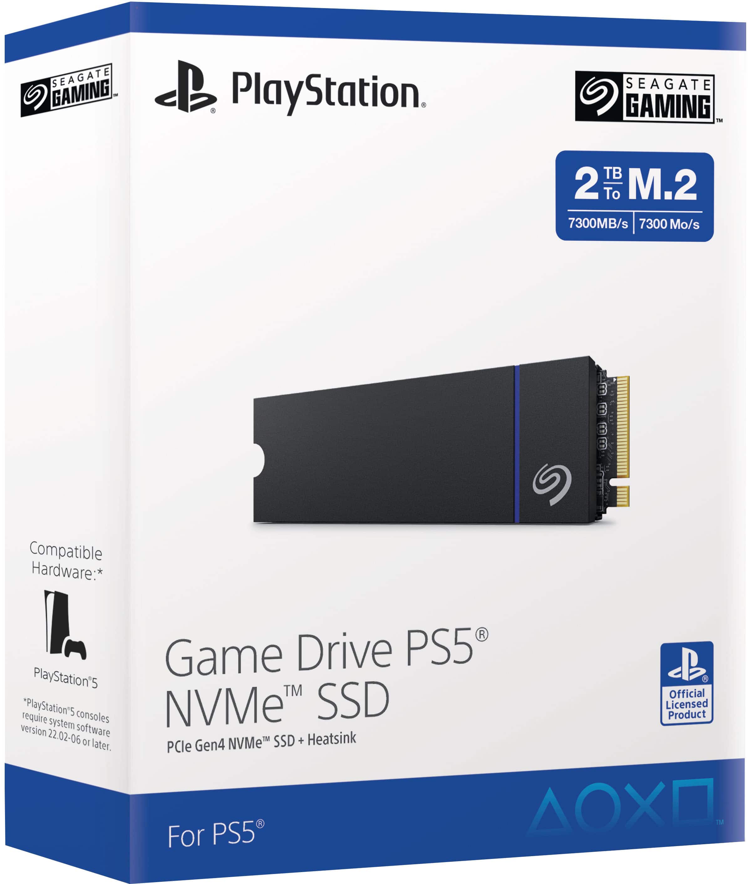 Seagate Game Drive NVMe 2TB Internal SSD PCIe Gen 4 x4 with