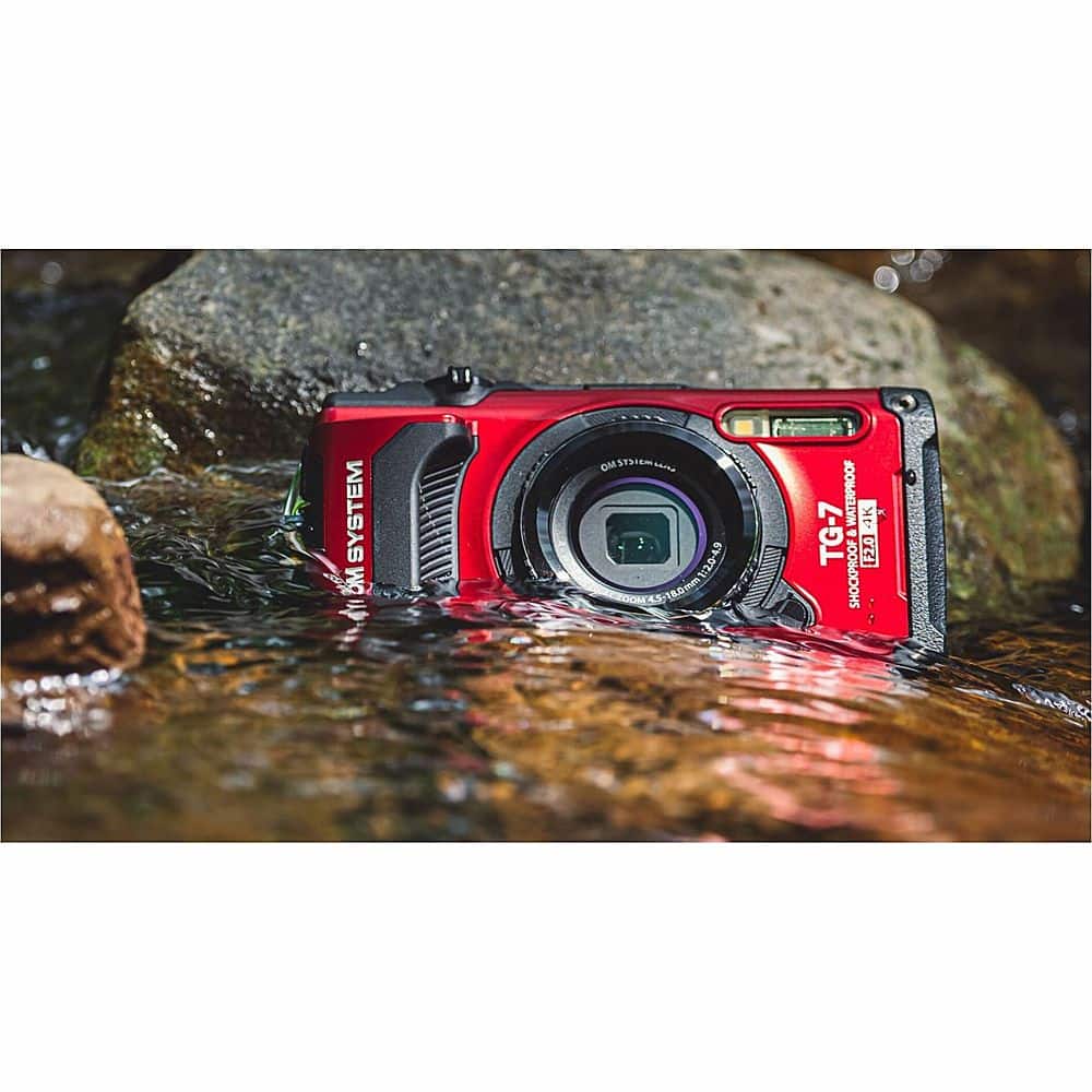Olympus OM SYSTEM TG 7 4K Video 12 Megapixel Waterproof Digital