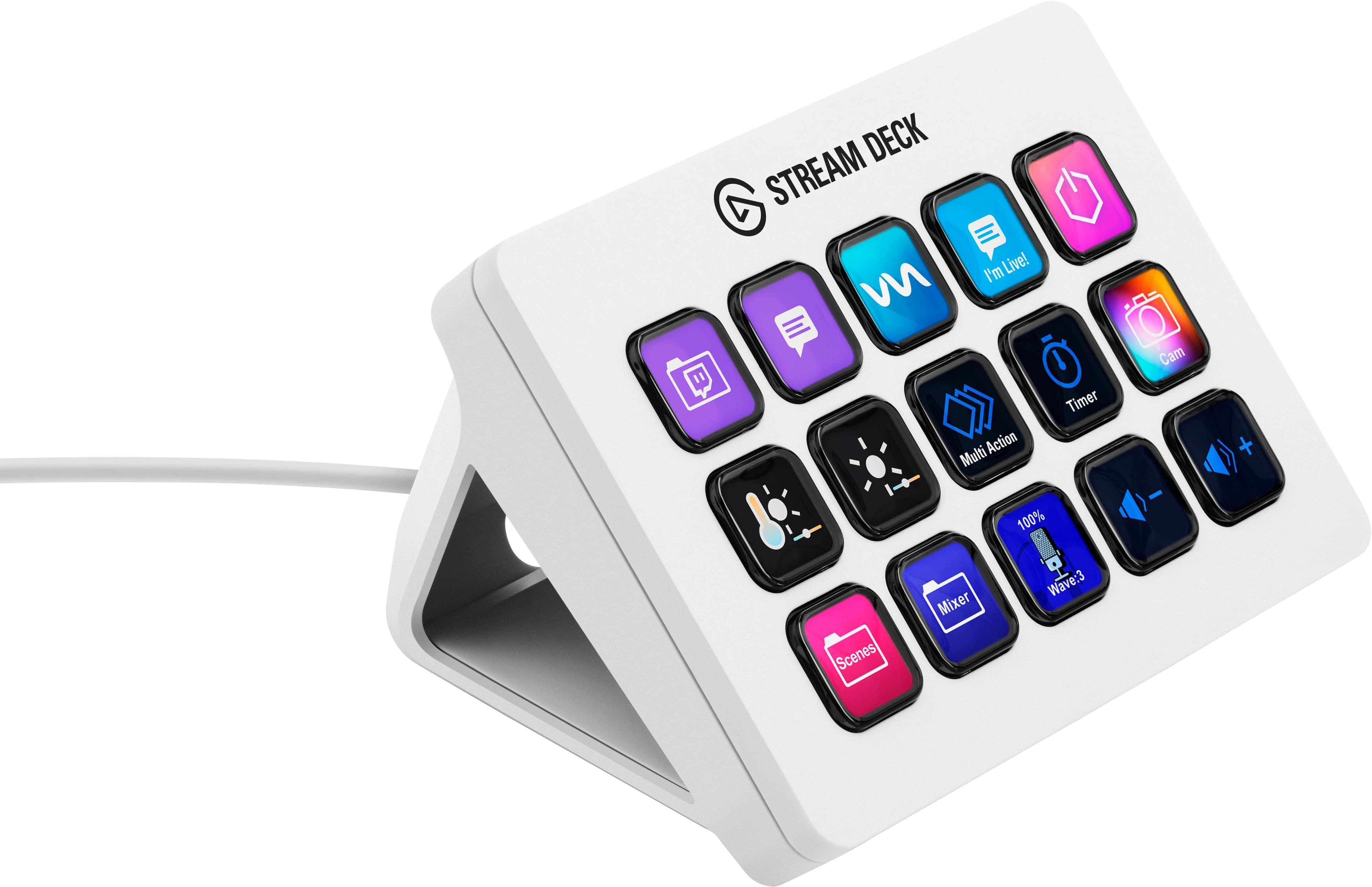 Elgato Stream Deck MK.2 Full size Wired USB Keypad with 15