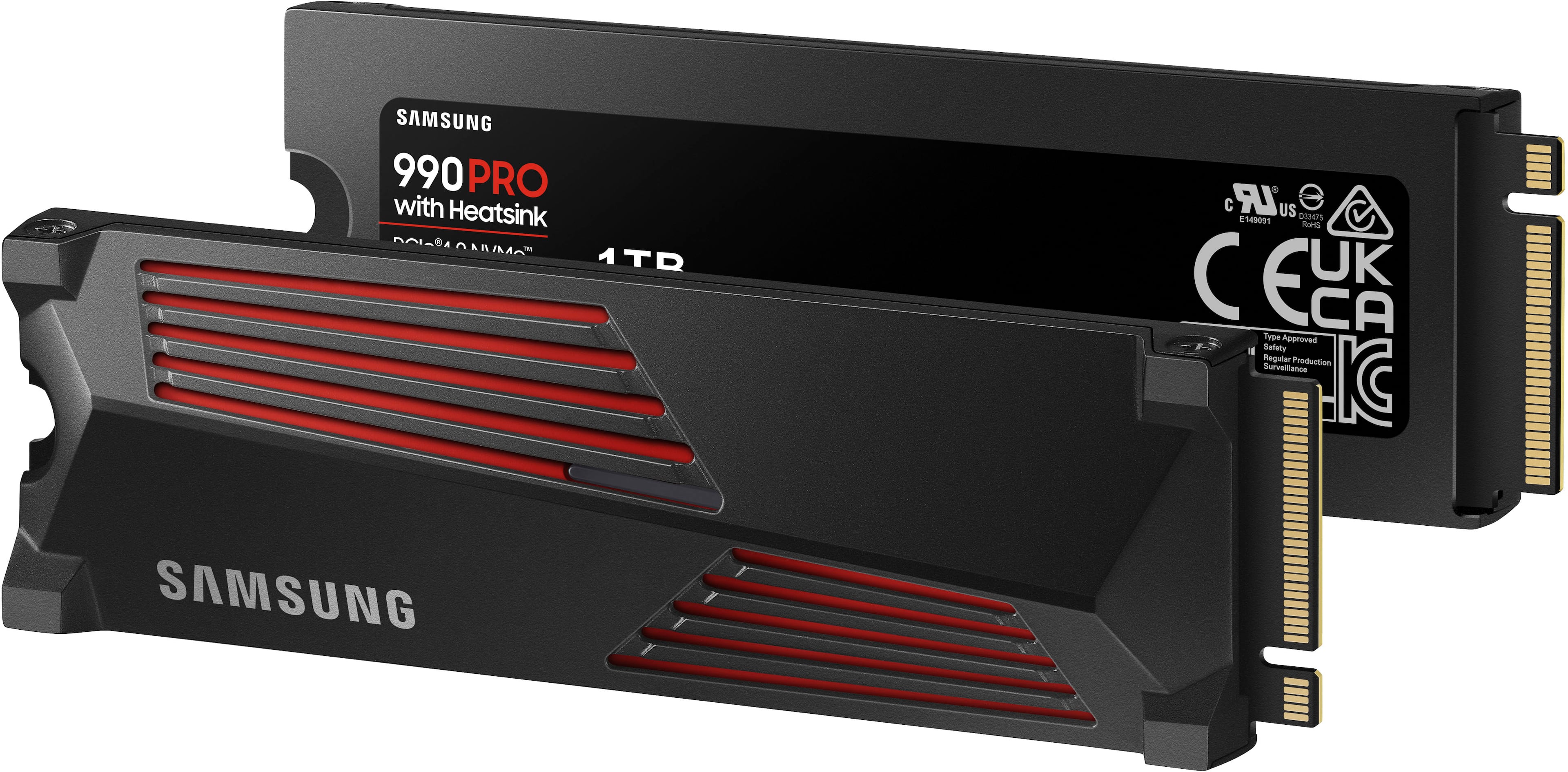 Samsung 990 PRO 1TB Internal SSD PCIe Gen 4x4 NVMe with Heatsink