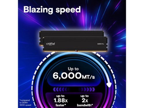 Crucial Pro 32GB (2 x 16GB) DDR5 6000 (PC5 48000) Desktop Memory
