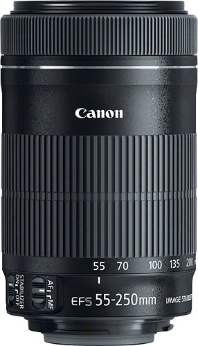 Canon EF S55 250mm F4 5.6 IS STM Telephoto Zoom Lens for EOS DSLR