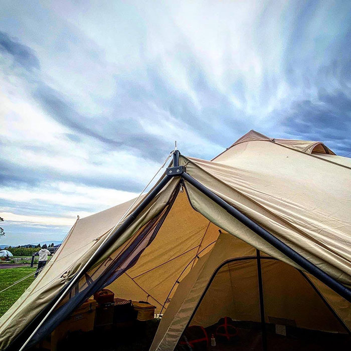 サバティカル スカイパイロットTC 二又化レビュー｜設営方法と注意点