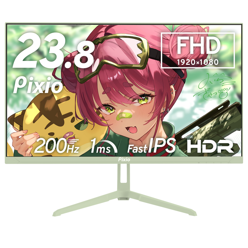 PX248WAVEMT / ミントグリーン | 23.8インチ 200Hz FHD FastIPS