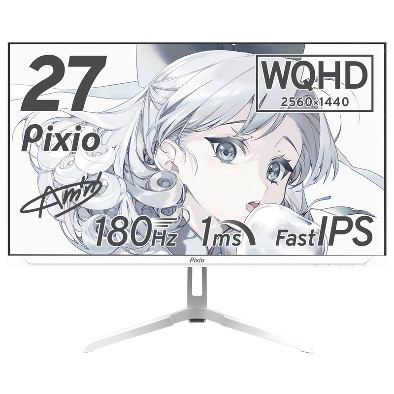 PX278WAVEW / ホワイト | 27インチ 180Hz WQHD Fast IPSゲーミング