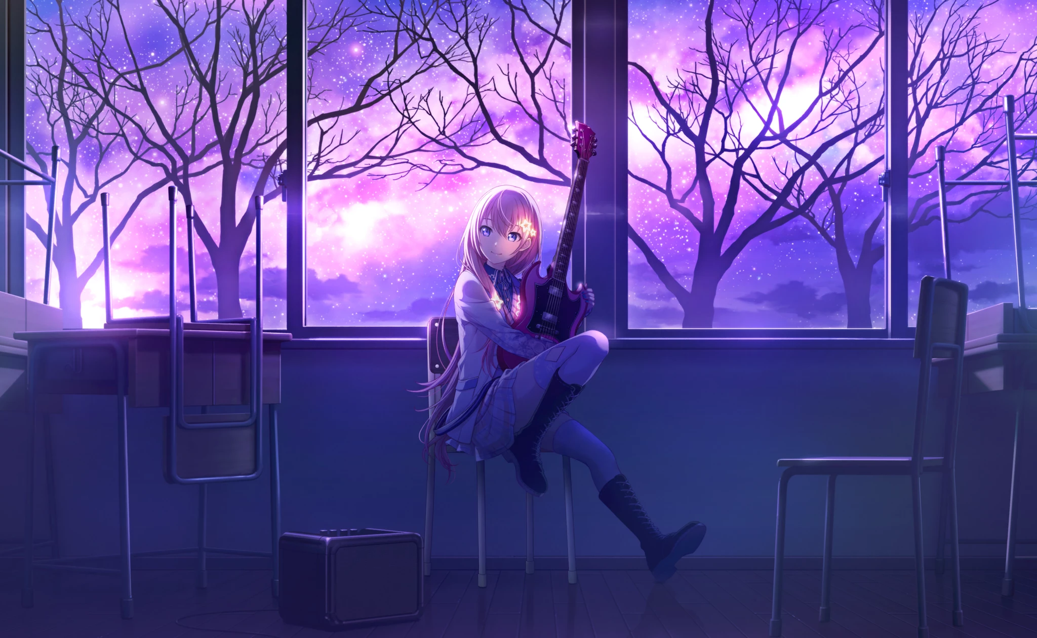 黒板に咲くサクラ 巡音ルカ SSP 状態A 黒板に咲くサクラ] 巡音ルカ