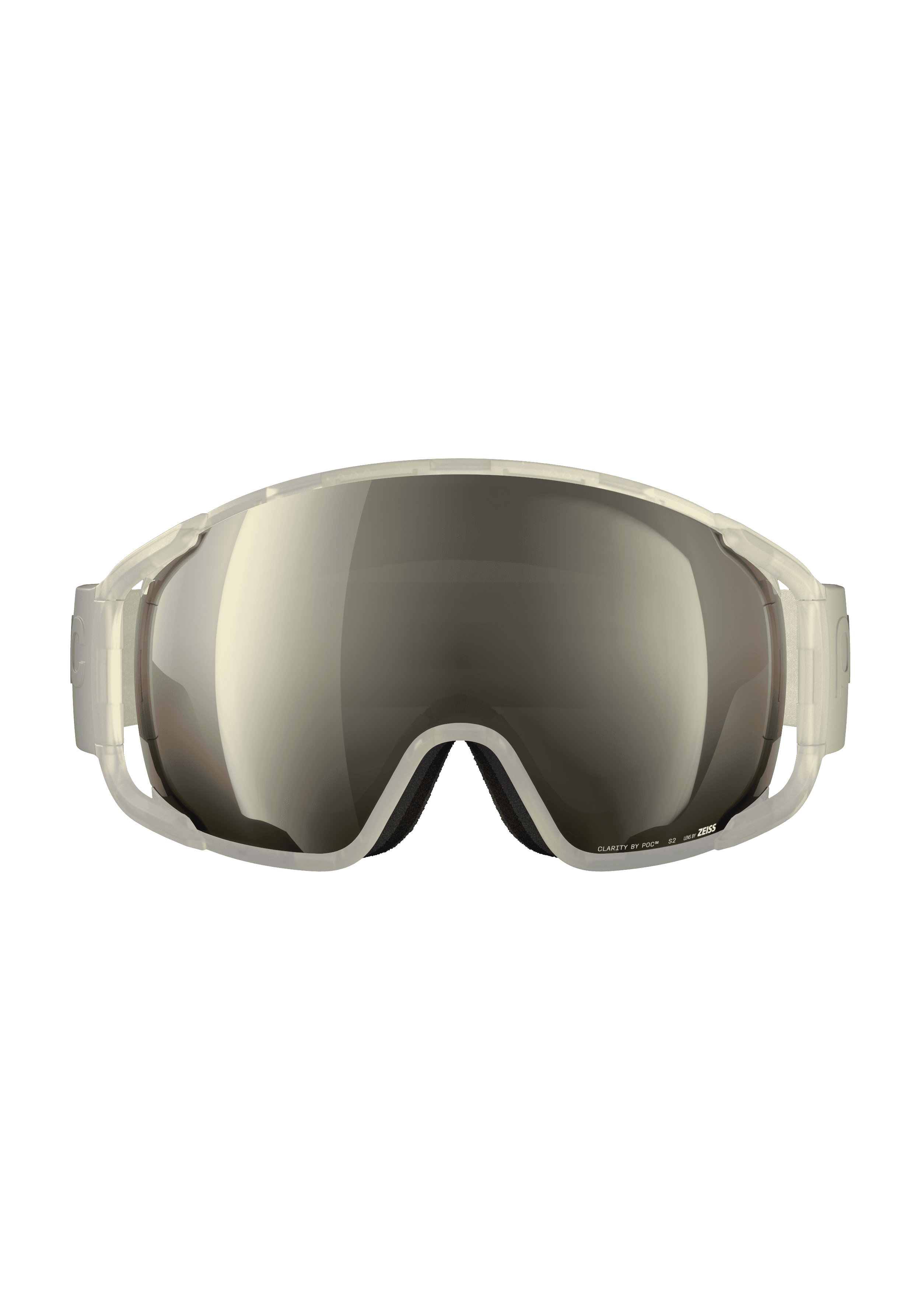 Zonula Wide Fit Ski Goggles in Raw White | Ski Eyewear | POC (US)