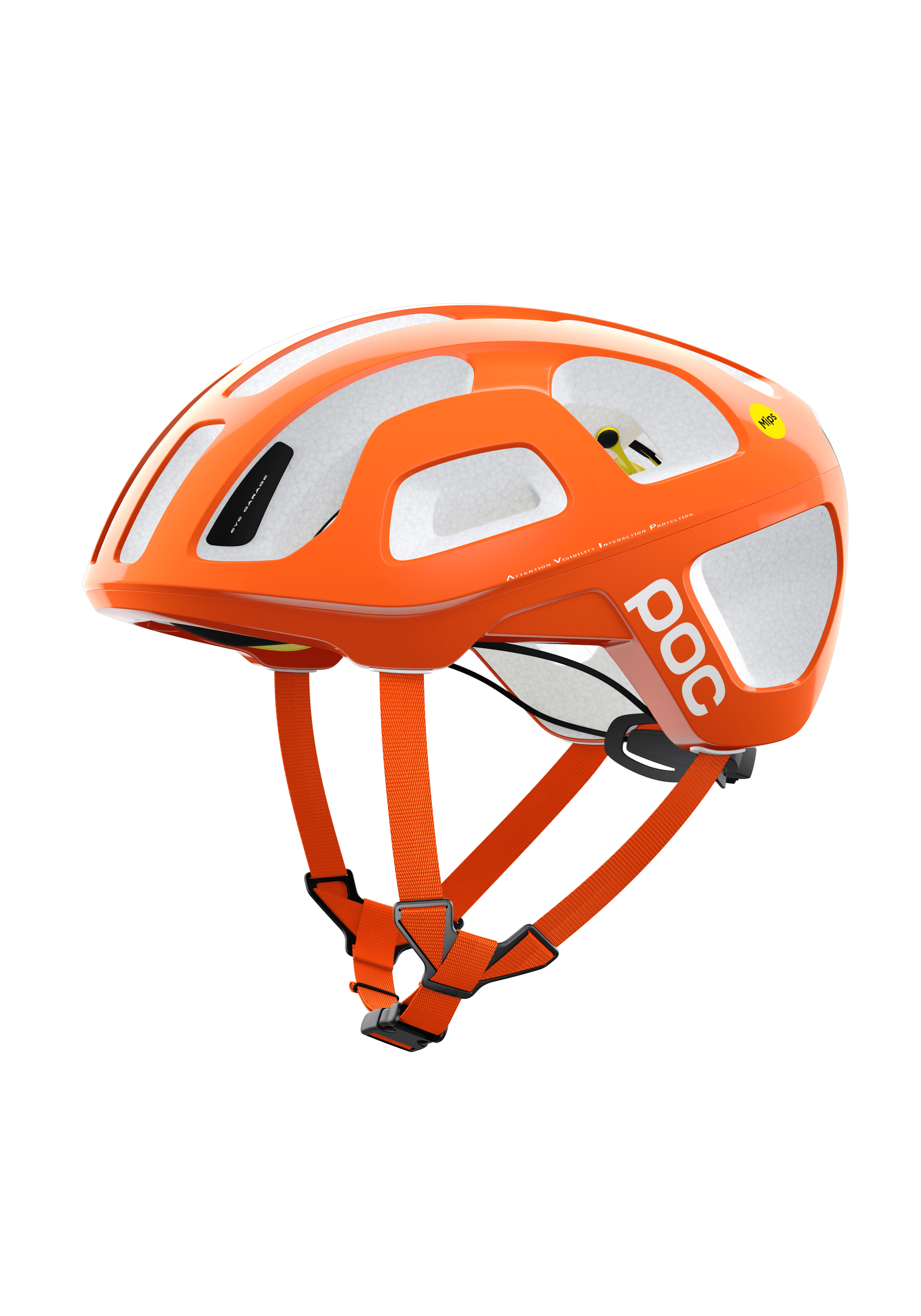 Octal MIPS Cycling Helmet に Fluorescent Orange AVIP | POC (JP)