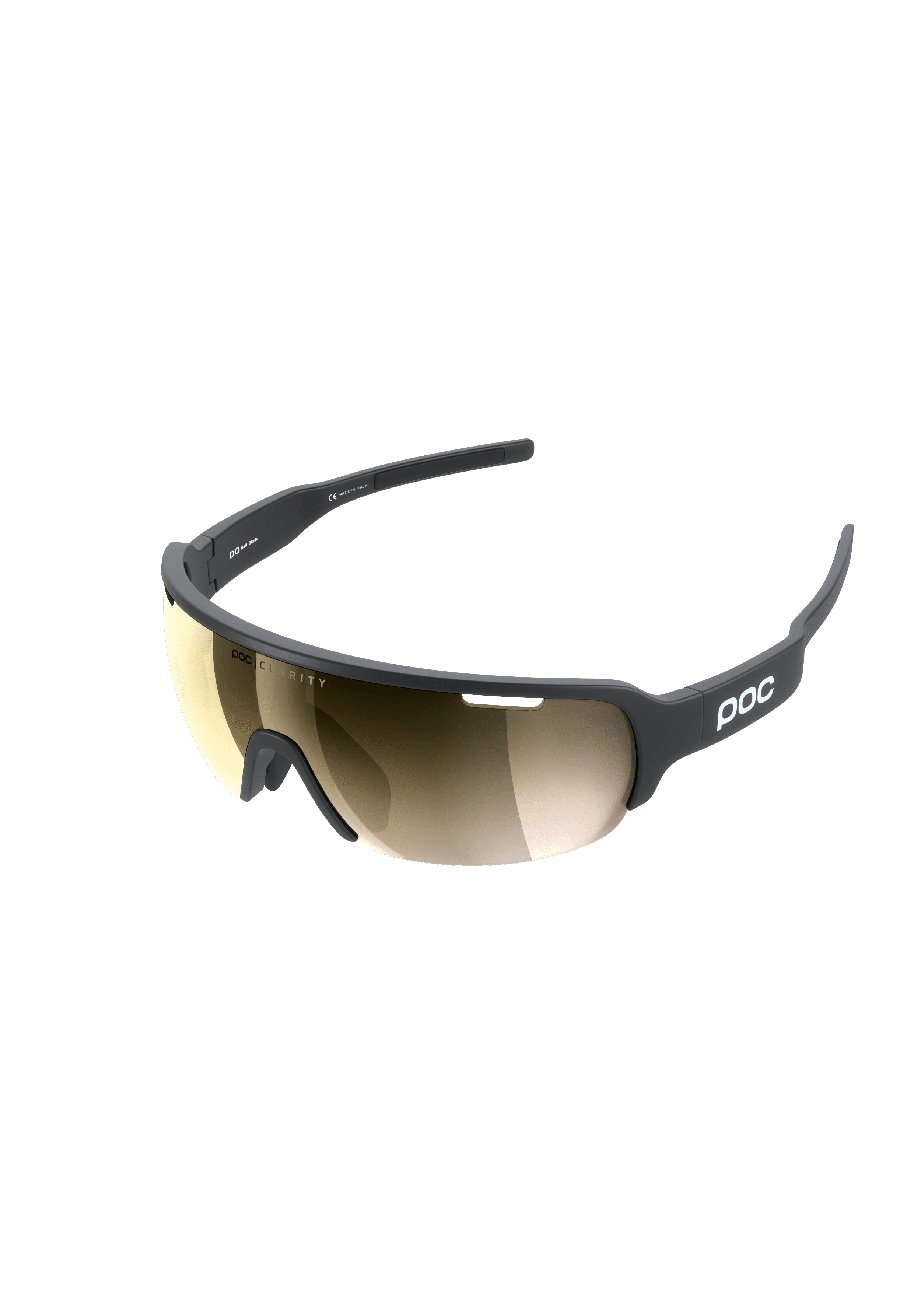DO Half Blade Bike Sunglasses in Uranium Black | Cycling Eyewear