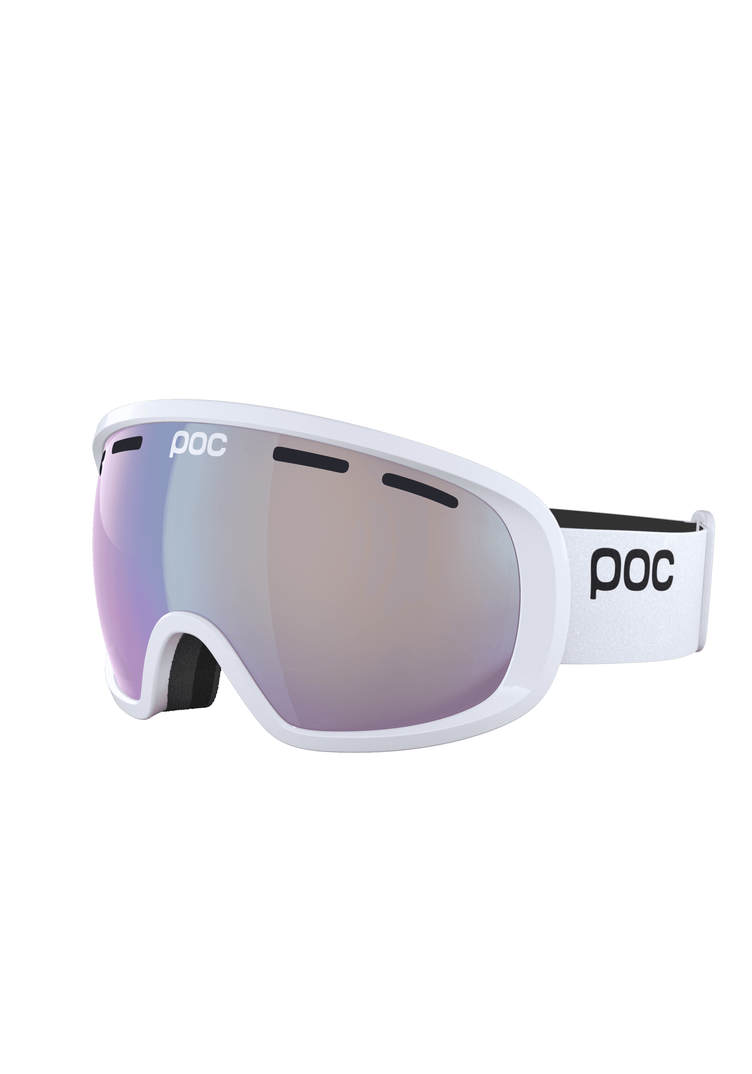 Fovea Photochromic Wide Fit Ski Goggles in Hydrogen White | Ski