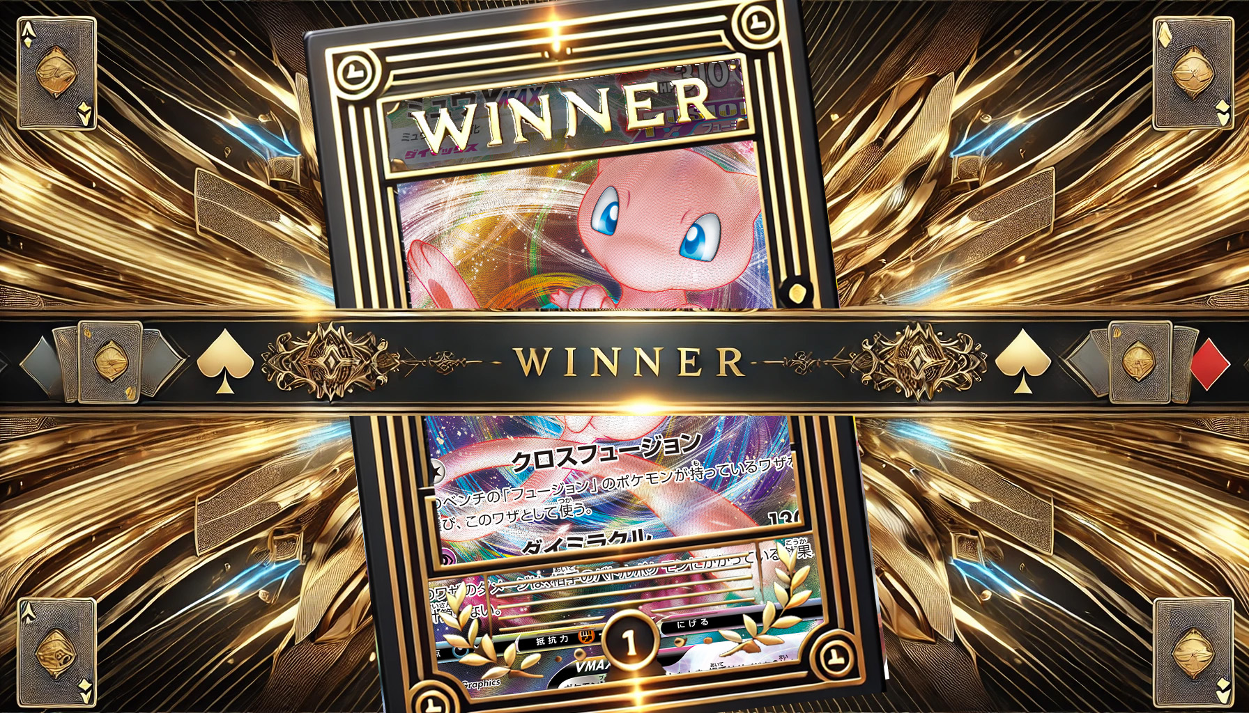 エクストラバトル優勝】ミュウVMAXデッキレシピ【エクストラレギュ