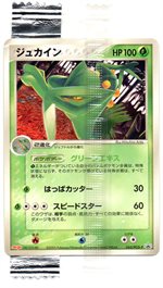 063/PCG-P ジュカイン： 明治製菓「ポケモンチョコスナック 第3弾