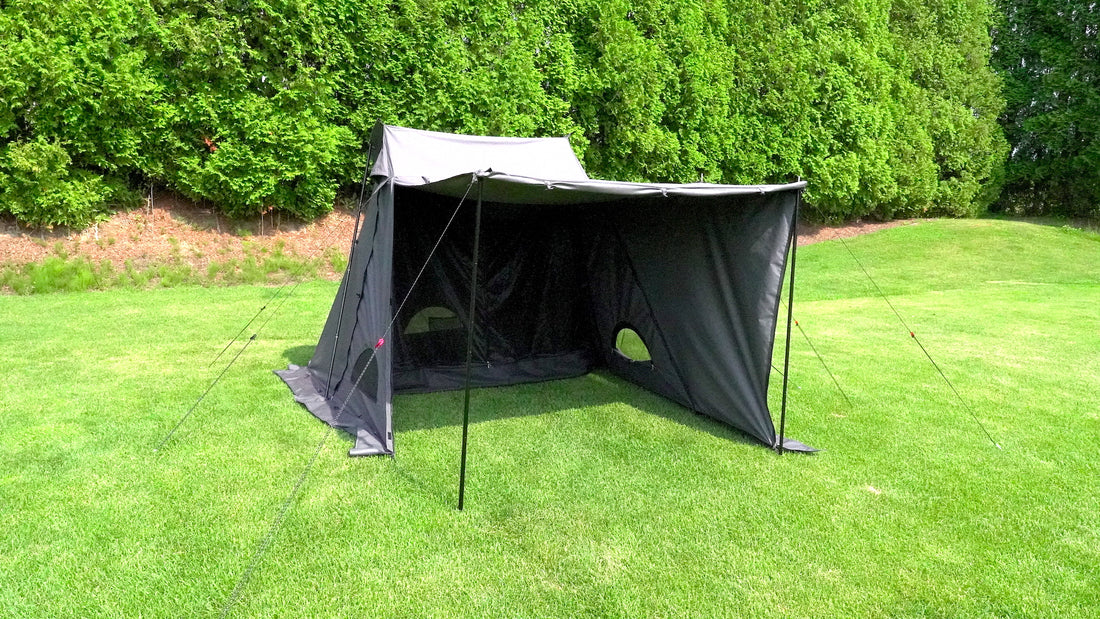 OwL用前幕 （台形型ソロテントオウル用）薪ストーブも出来るテントを