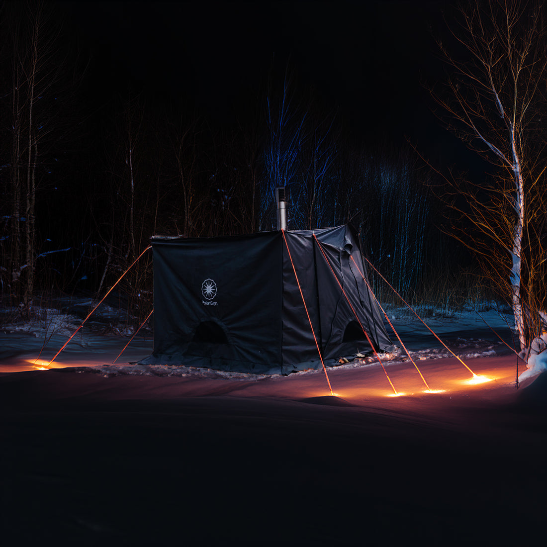 OwL用前幕 （台形型ソロテントオウル用）薪ストーブも出来るテントを