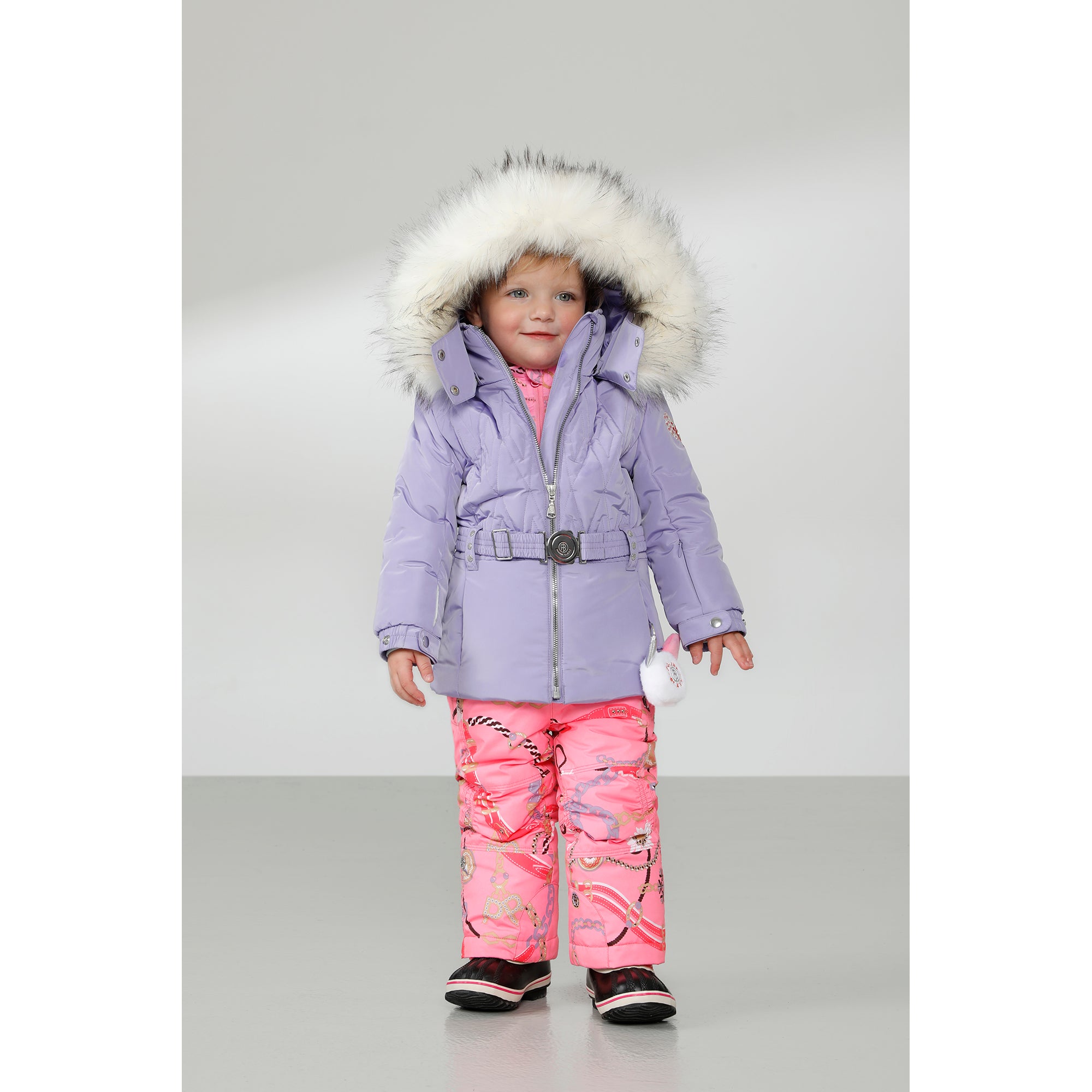 Poivre Blanc Baby Girl's Ski Jacket in White 1003 – Poivre Blanc - UK