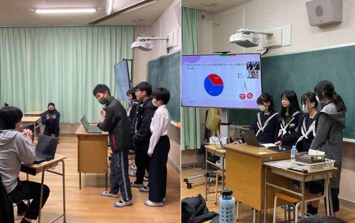 愛知教育大学附属名古屋中学校」の生徒の主体性が大いに発揮される探究