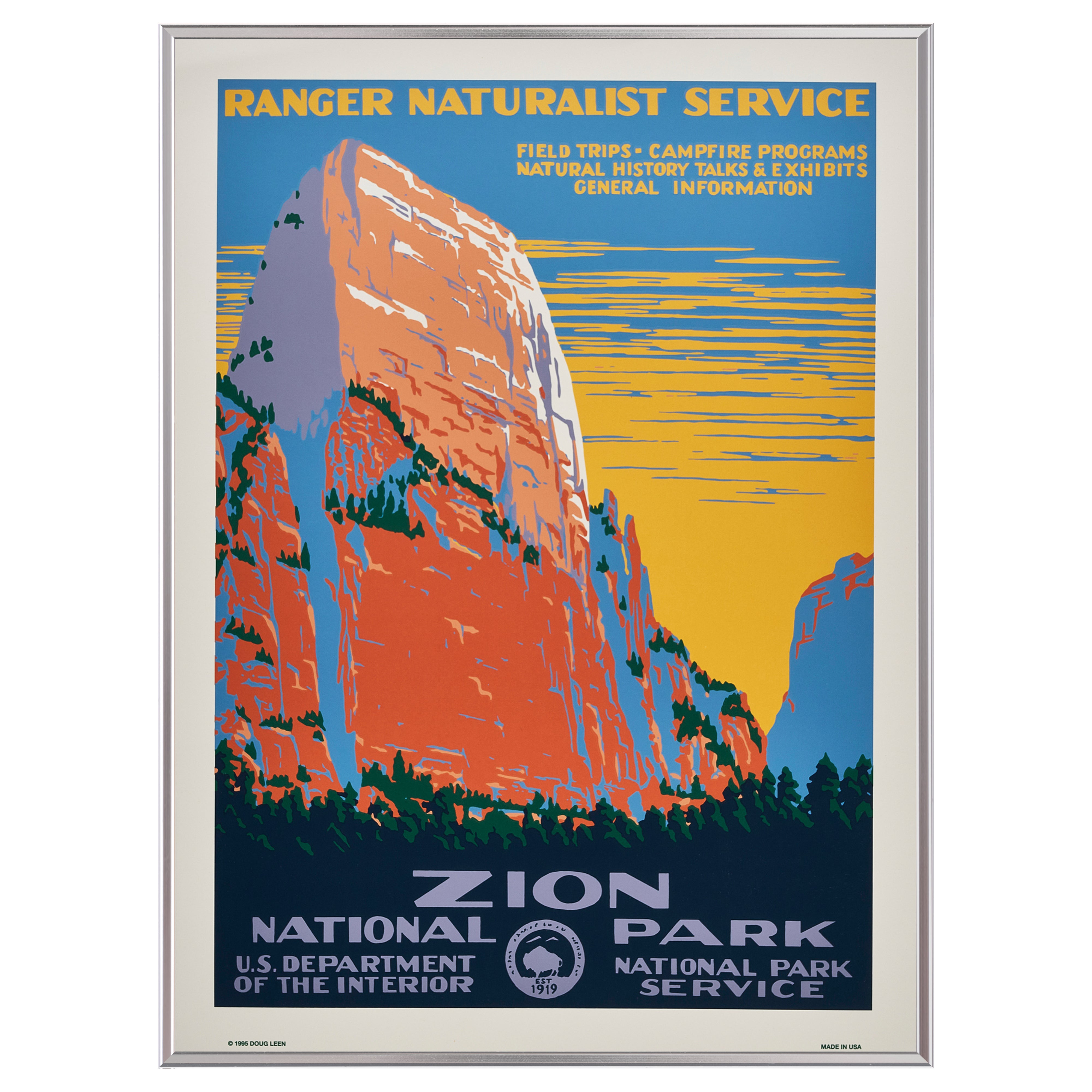 限定3枚】ザイオン国立公園 / アメリカ国立公園ポスター