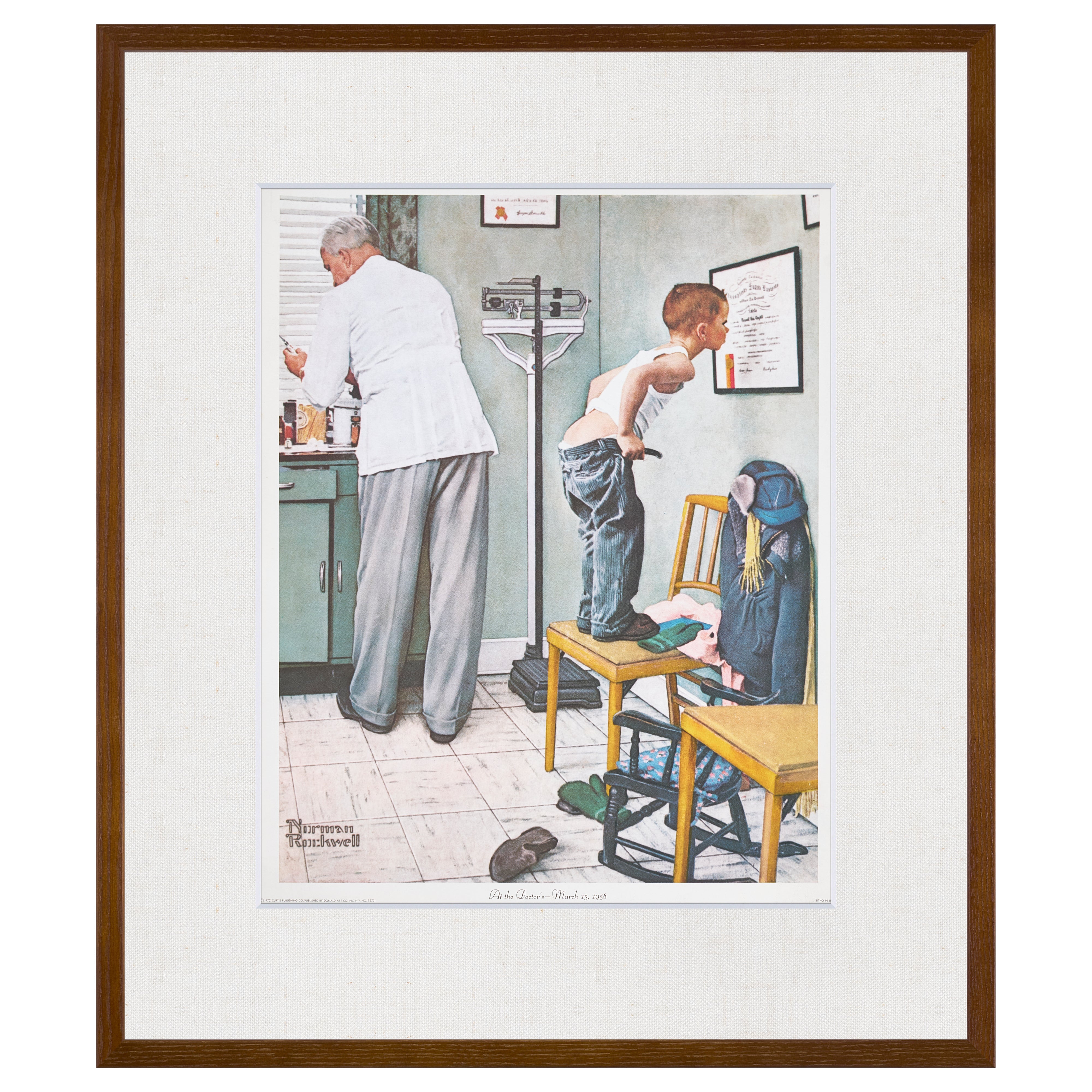 限定10枚】At The Doctor's 1958 - CURTIS PUBLISHING 1972 / ノーマン