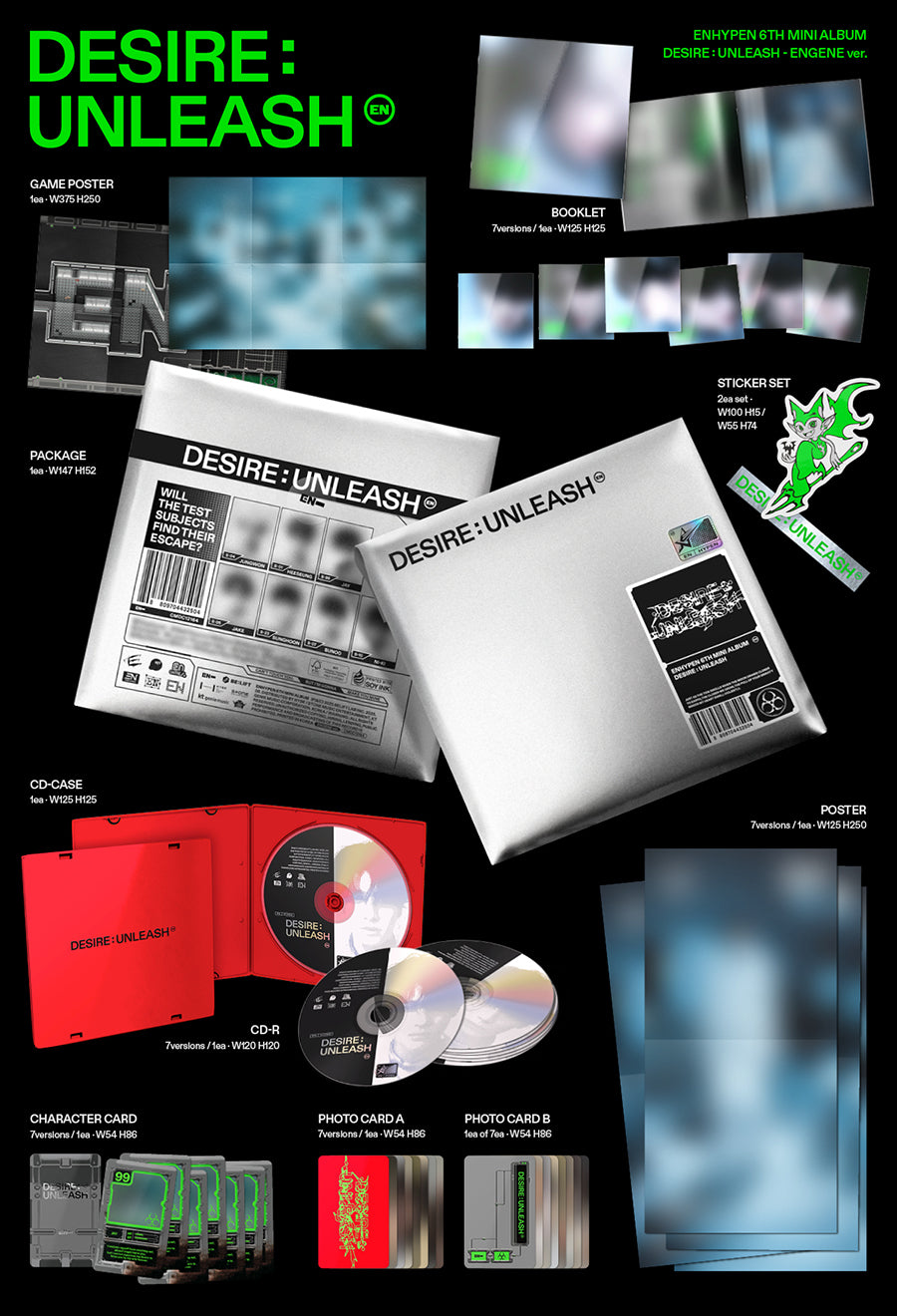 Enhypen Desire : Unleash (Engene Ver.) – Poptheshop