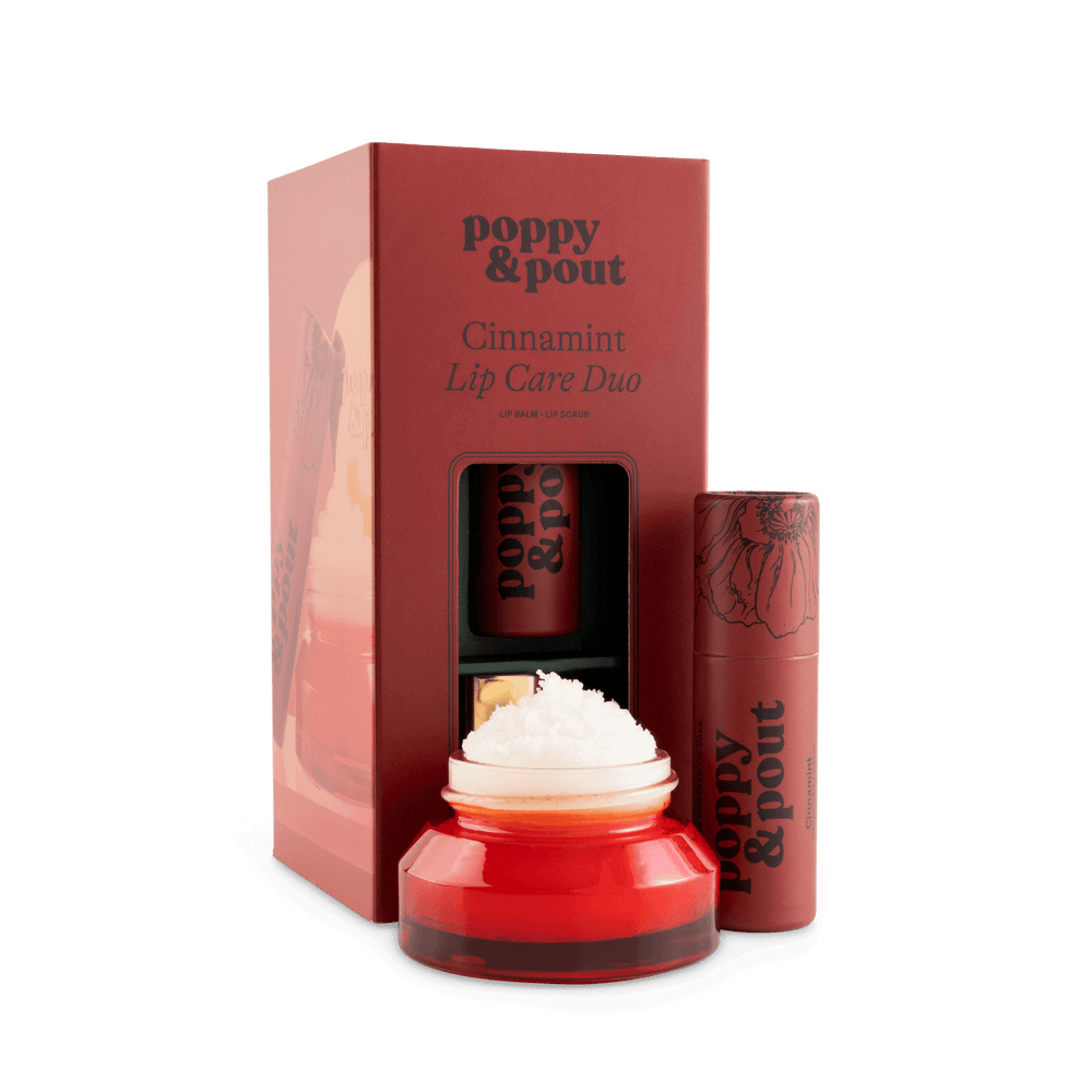 Cinnamint Lip Care Duo | Poppy & Pout Natural Lip Care