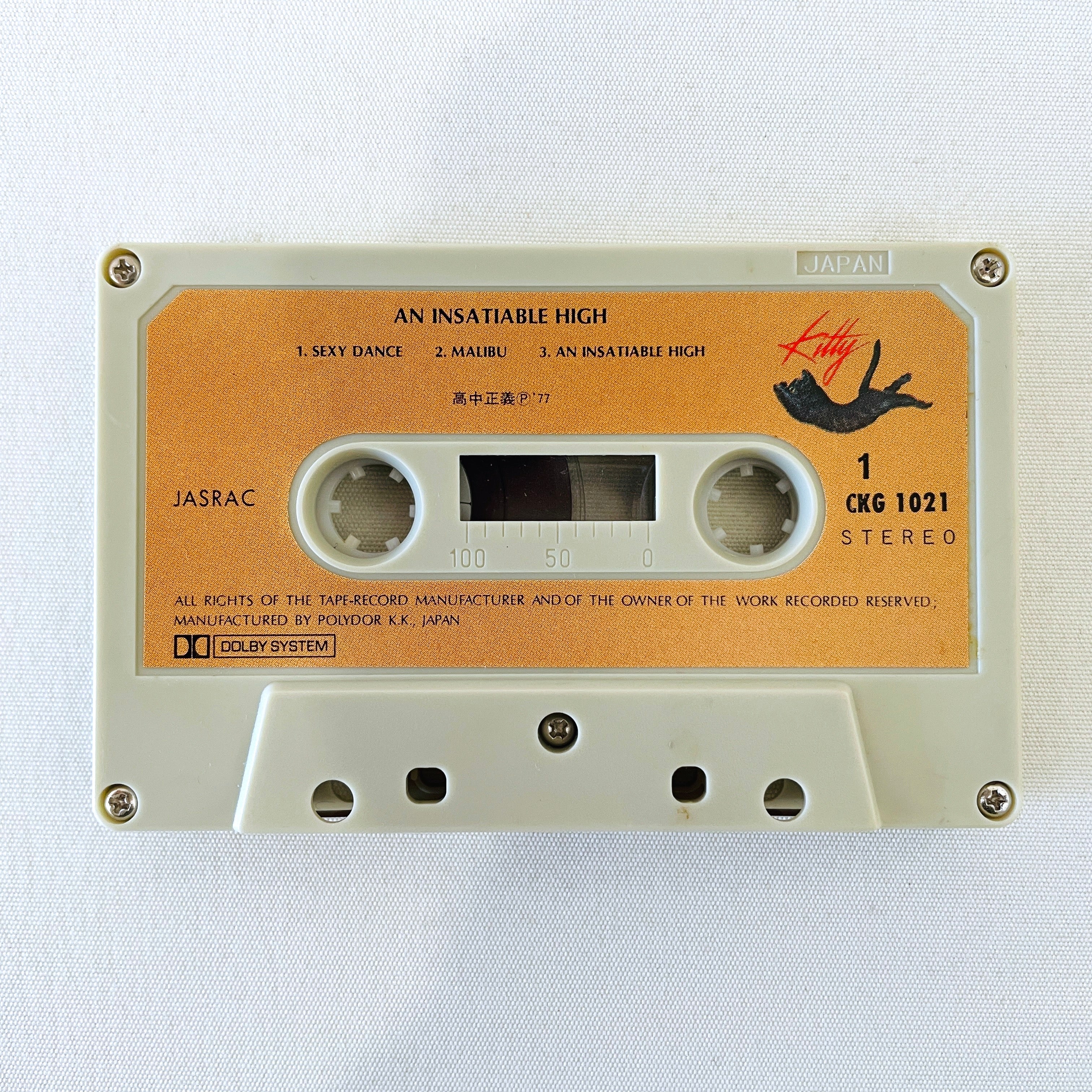 Masayoshi Takanaka - An Insatiable High (Cassette Original