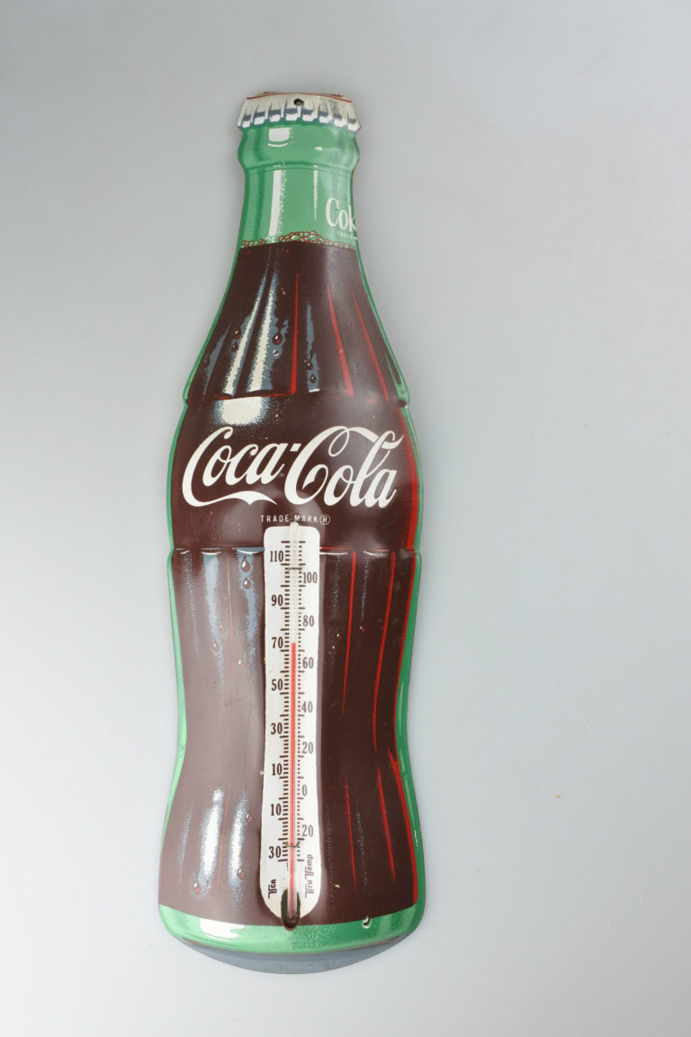 ビンテージ】アメリカ製コカコーラ温度計／看板POP／MADE IN U.S.A.