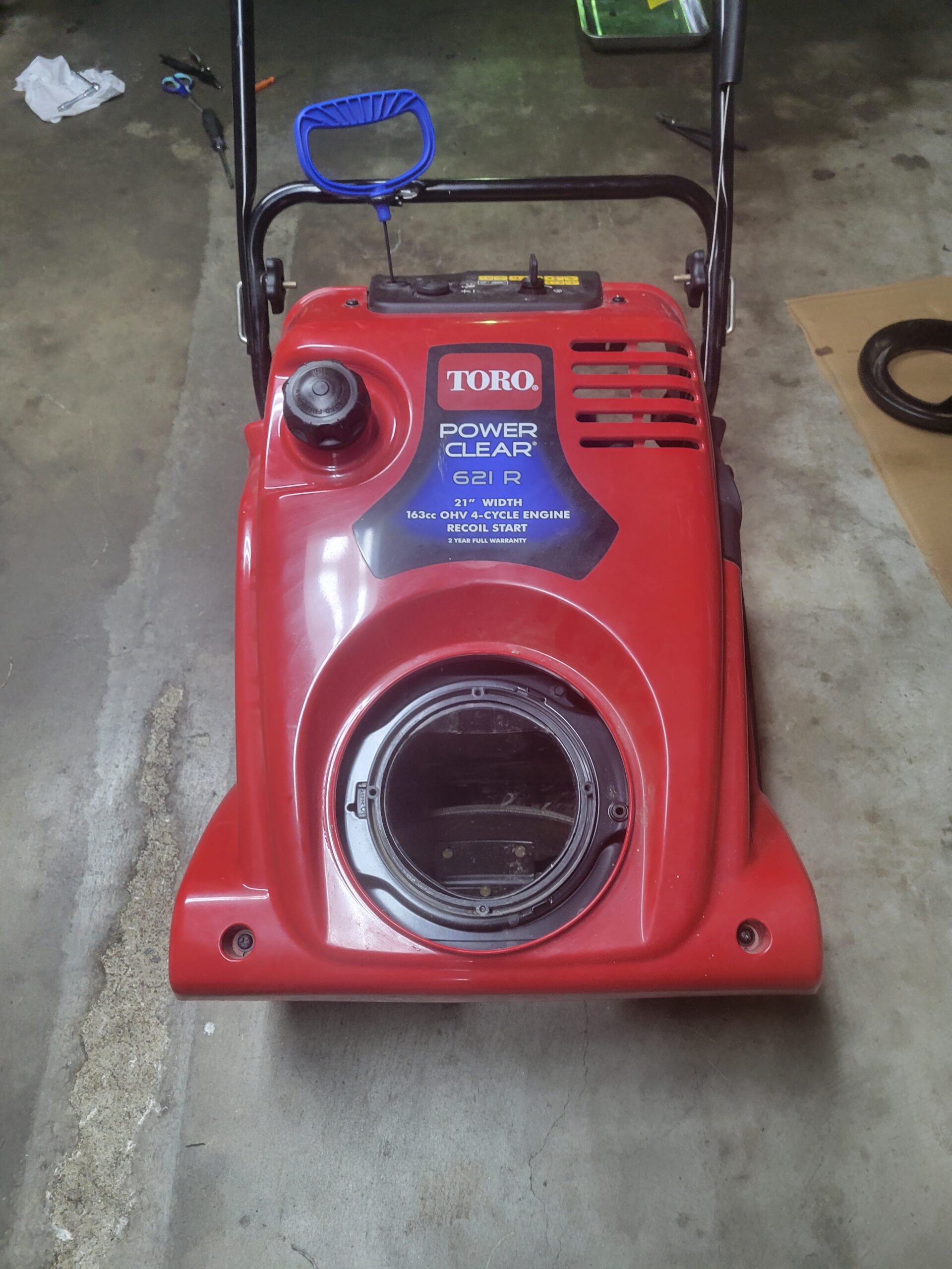 TORO 621R 除雪機 ｜修理ブログ｜プラウ PLOW