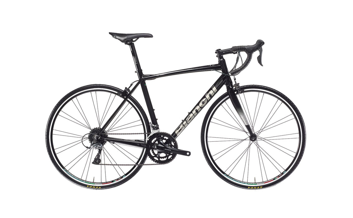 Bianchi Via Nirone 7 Shimano Claris 8 Speed - Black 2023 — Playtri