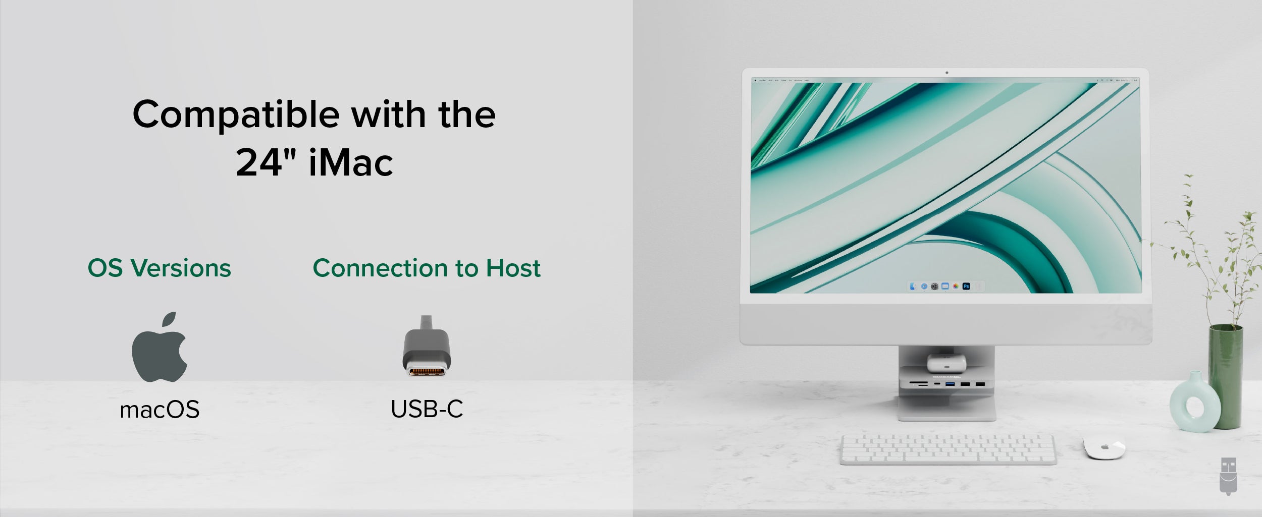 Plugable 6-in-1 USB-C Hub for iMac 24 Inch ~ Plugable Technologies